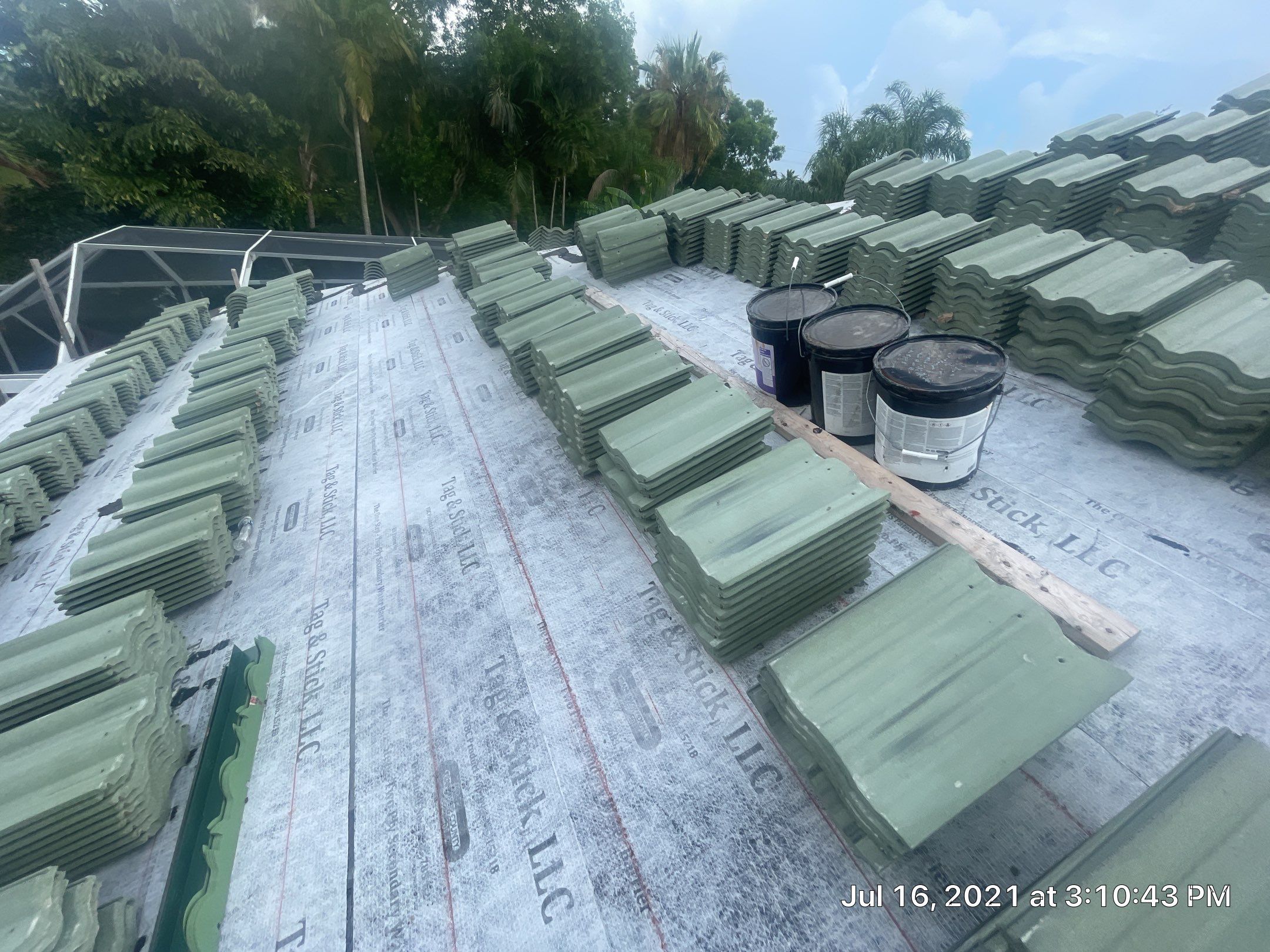 Residential Roofing Installation using Eagle Roofing Tile by BLUES BROTHERS ROOFING