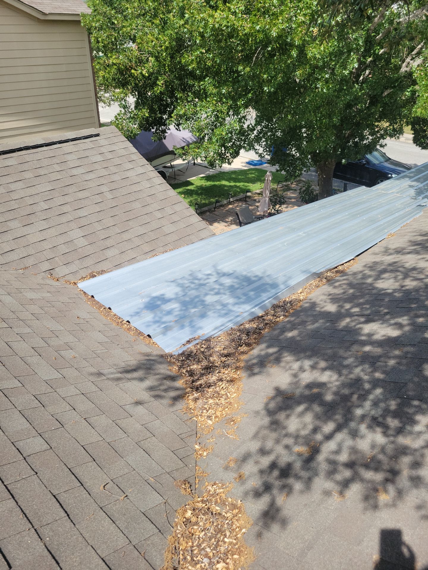 Residential Roof Sheathing Replacement and Interior Wall Repair in San Antonio by Heaven Sent Roofing, LLC