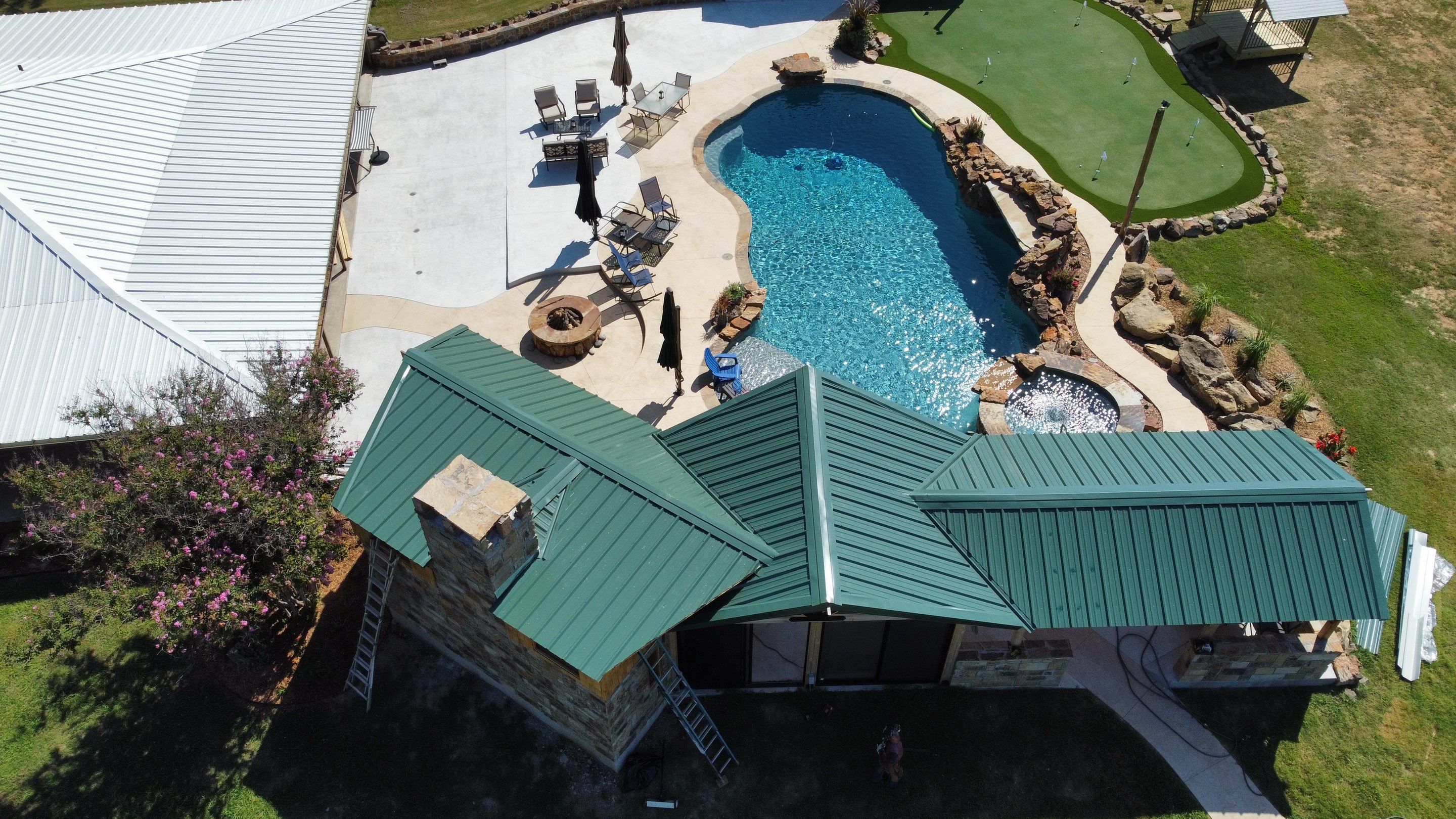 Roofing a Small Paradise by BANA Roofing and Solar Supply