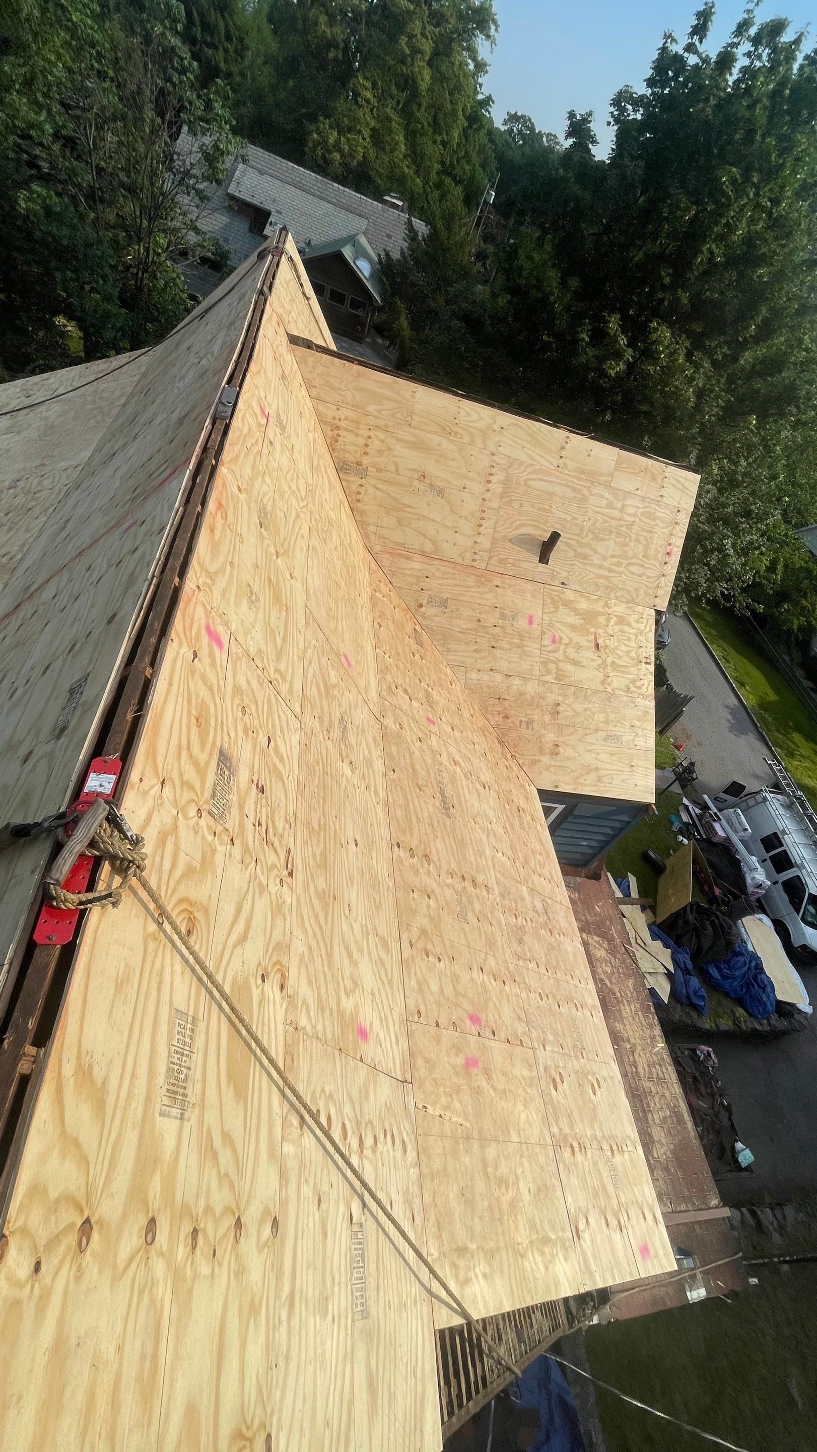 Project in Hastings-on-Hudson by The Energy Efficient Roofer & George's Seamless Gutters