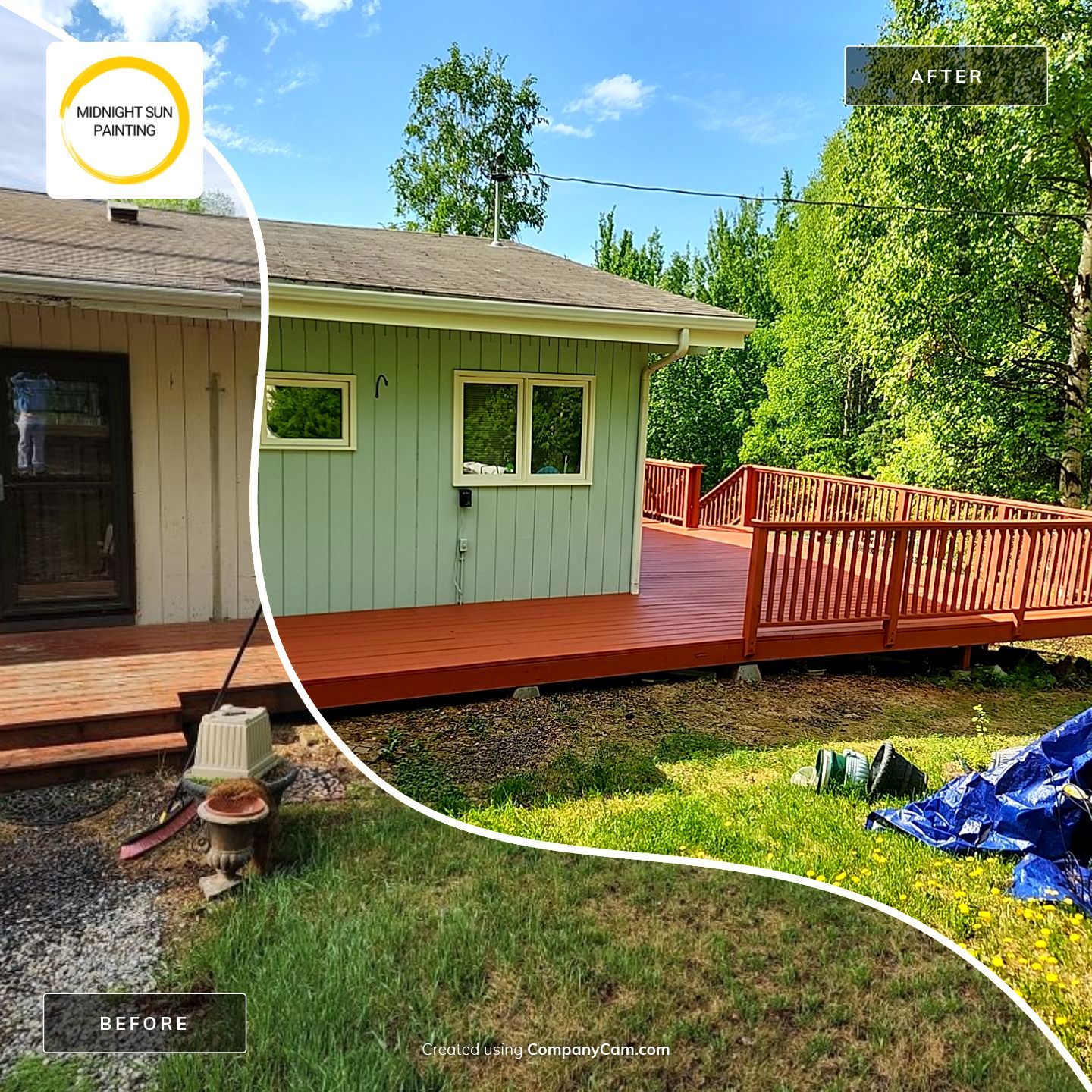 Beautiful Exterior Transformation by Midnight Sun Painting