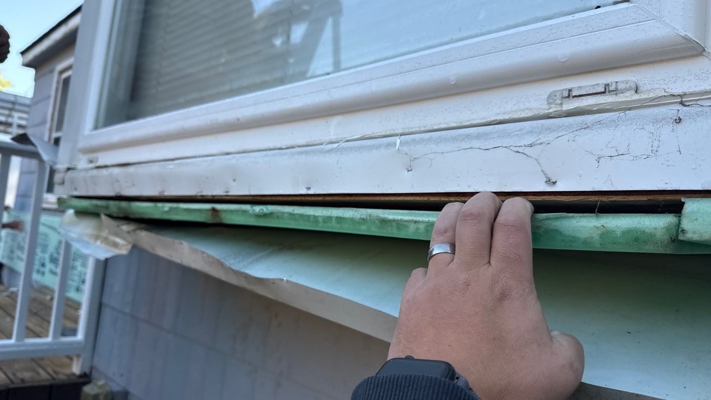 Siding Replacement using Alside D5" Platinum Grey by 180 Contractors