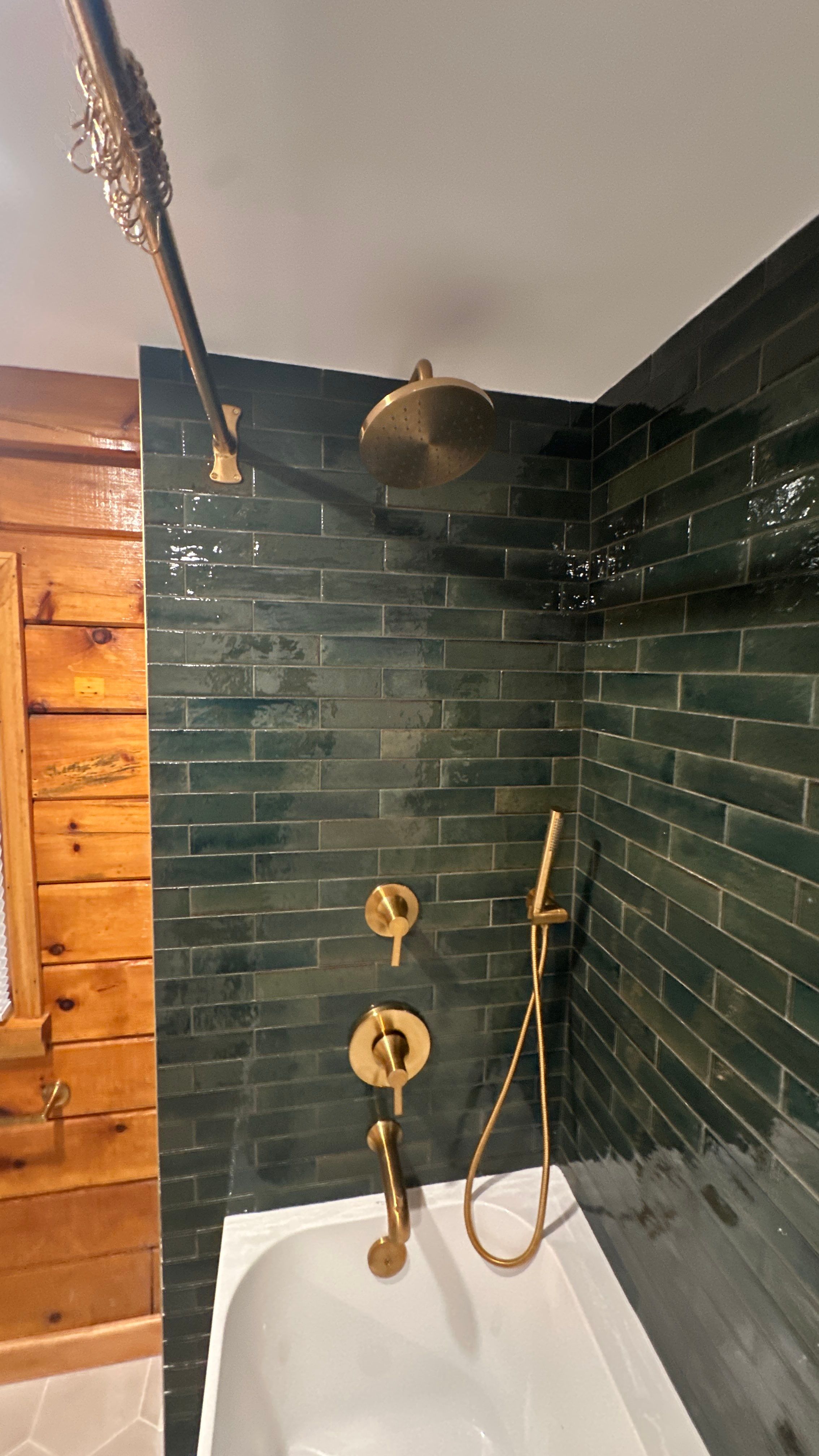Brandt Double Bathroom Remodel by Integrity Tile and Home LLC