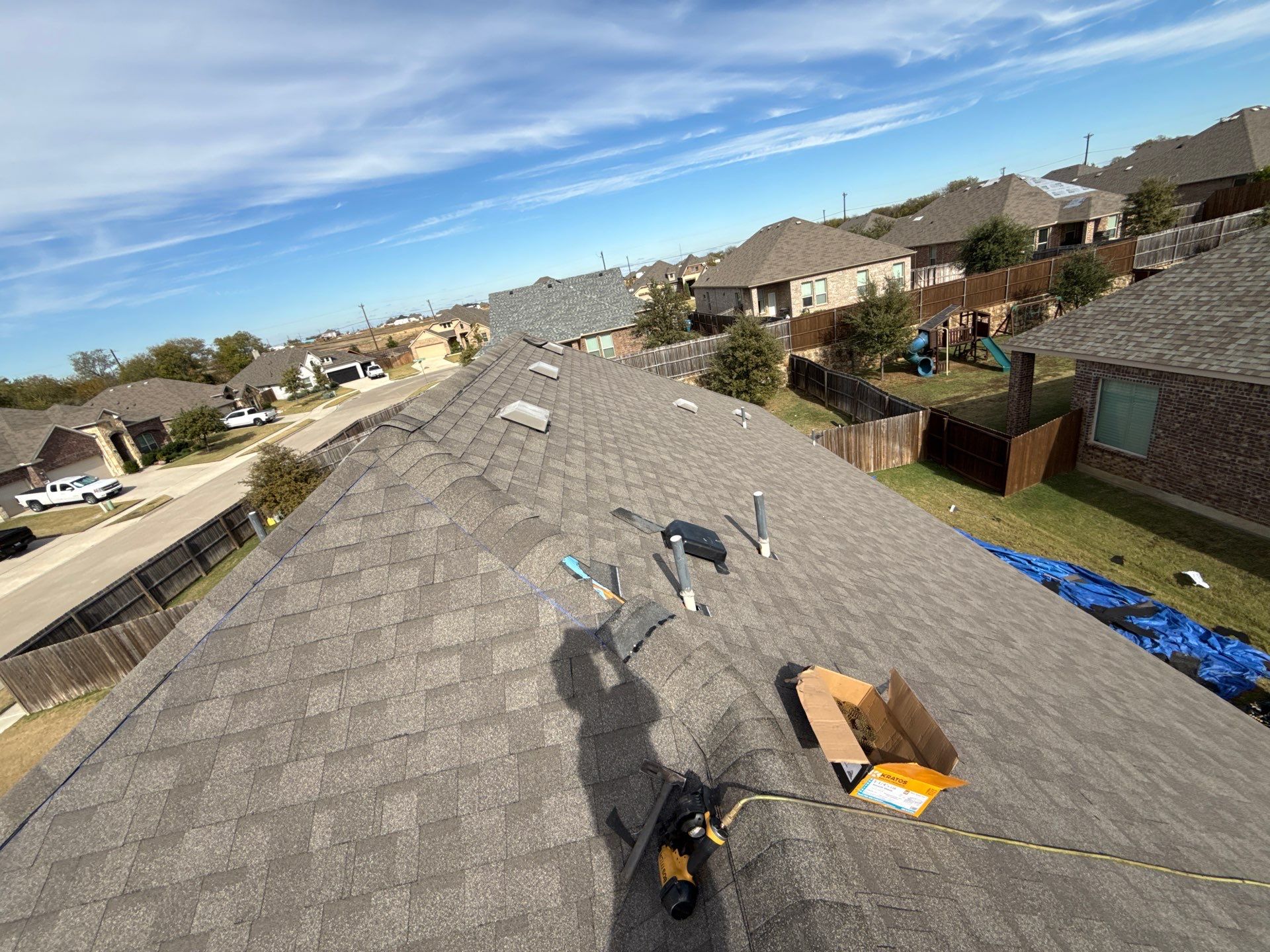 GAF Timberline HDZ - Weathered Wood by Top Sun Roofing