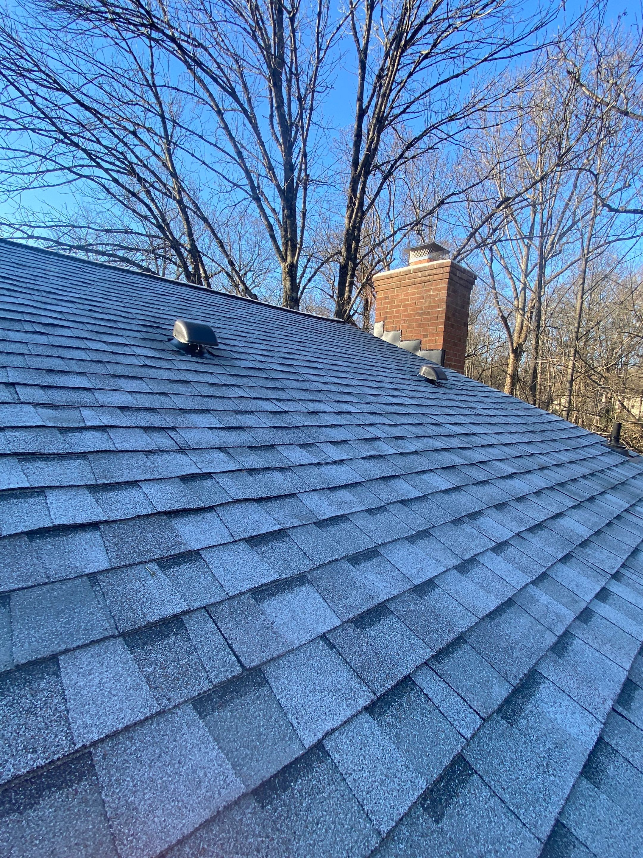Burke: Residential Roof Replacement with CertainTeed Landmark Pro in Max Def Cobblestone by RM Banning, Inc.