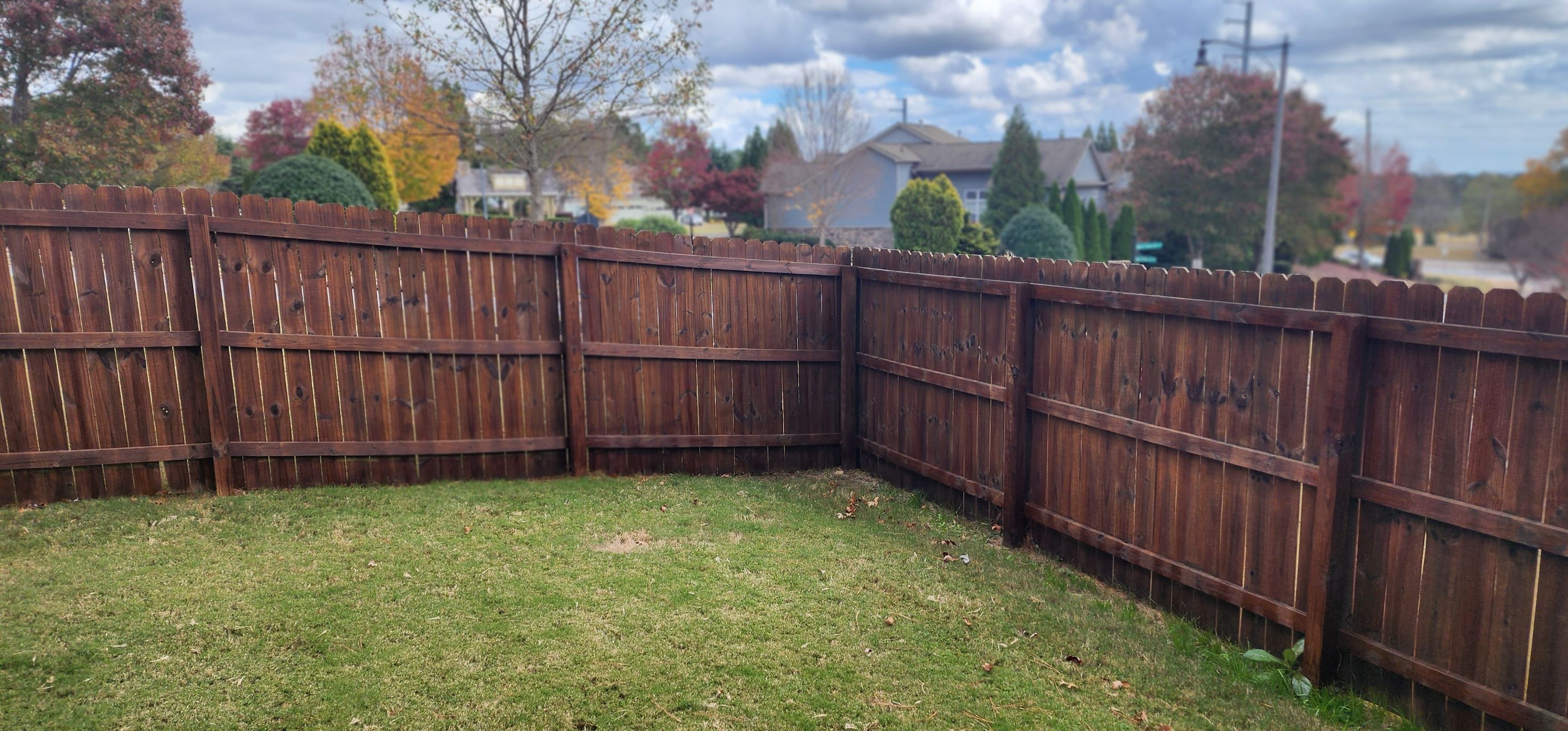 Fence Stained using Pecan Semi-Transparent by SSE by Titans of Timber Fence & Stain