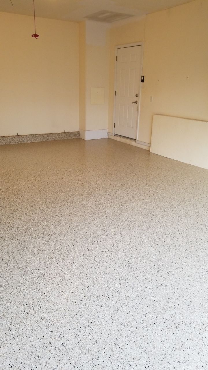 Garage Floor in Driftwood by Spectrum Painting, LLC