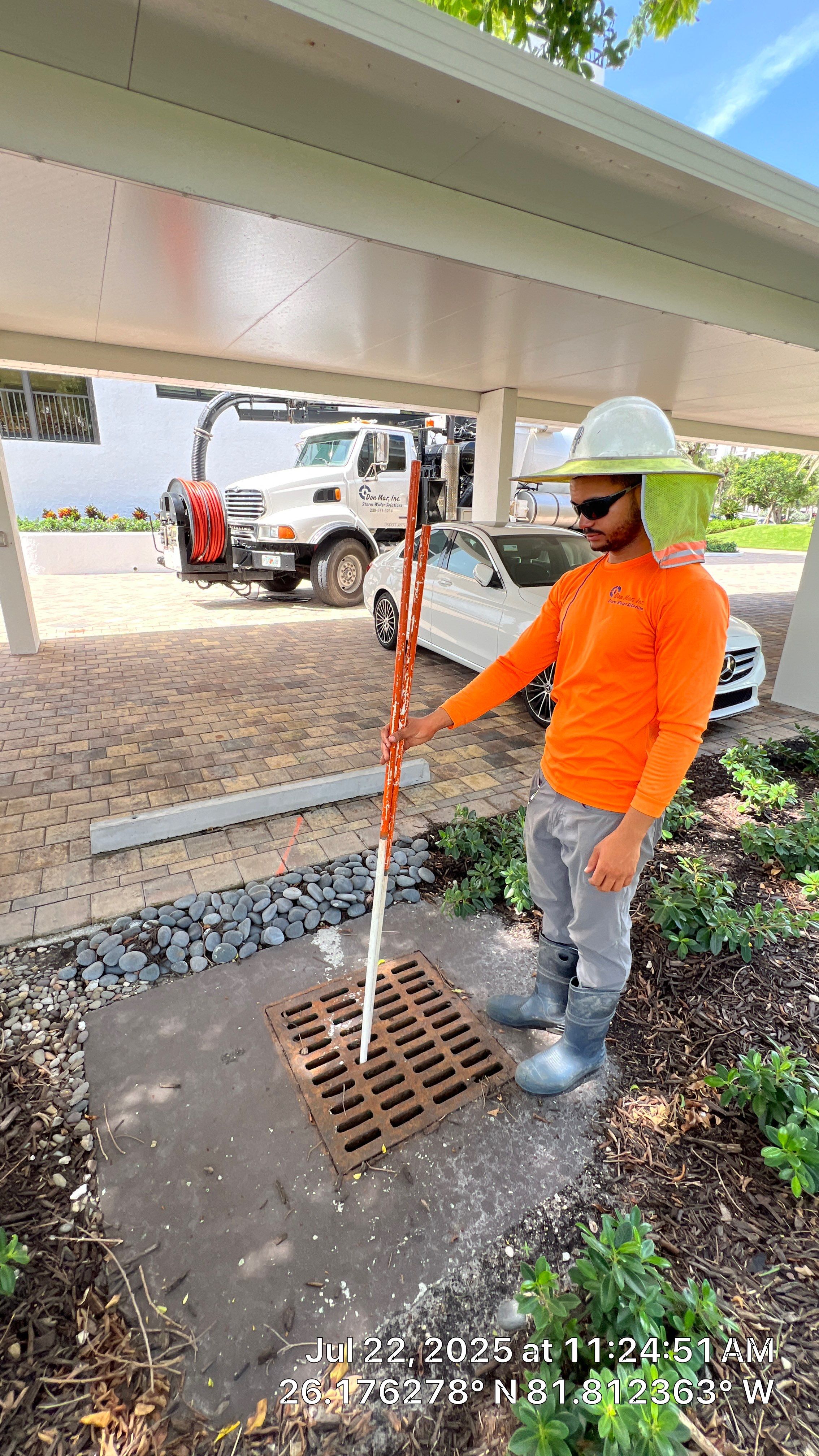 Naples Condo Complex Stormwater System Maintenance and Hurricane Cleanup by APS Power & Water