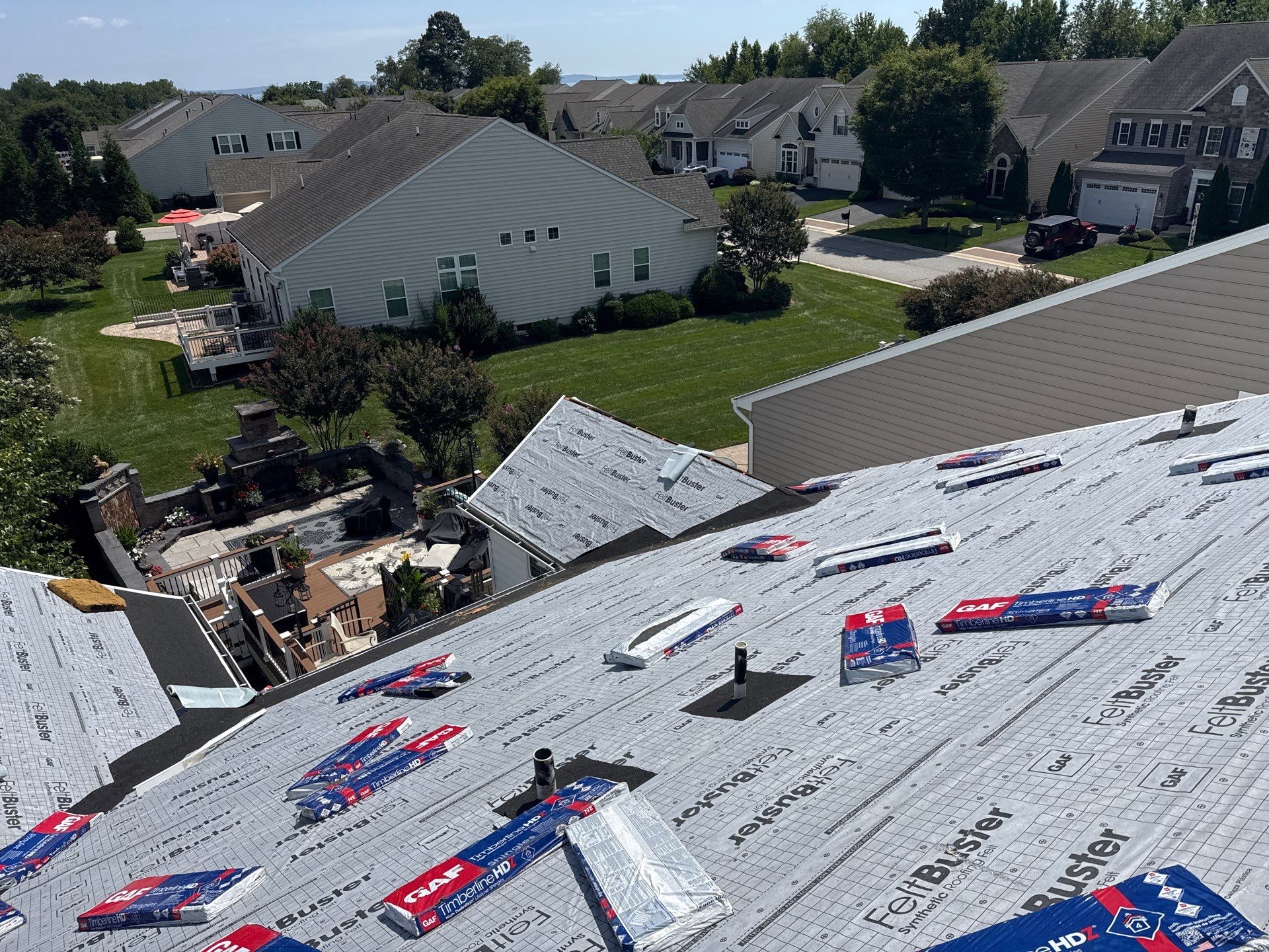 Residential Roofing Installation using GAF Timberline HDZ by Matter Construction, LLC