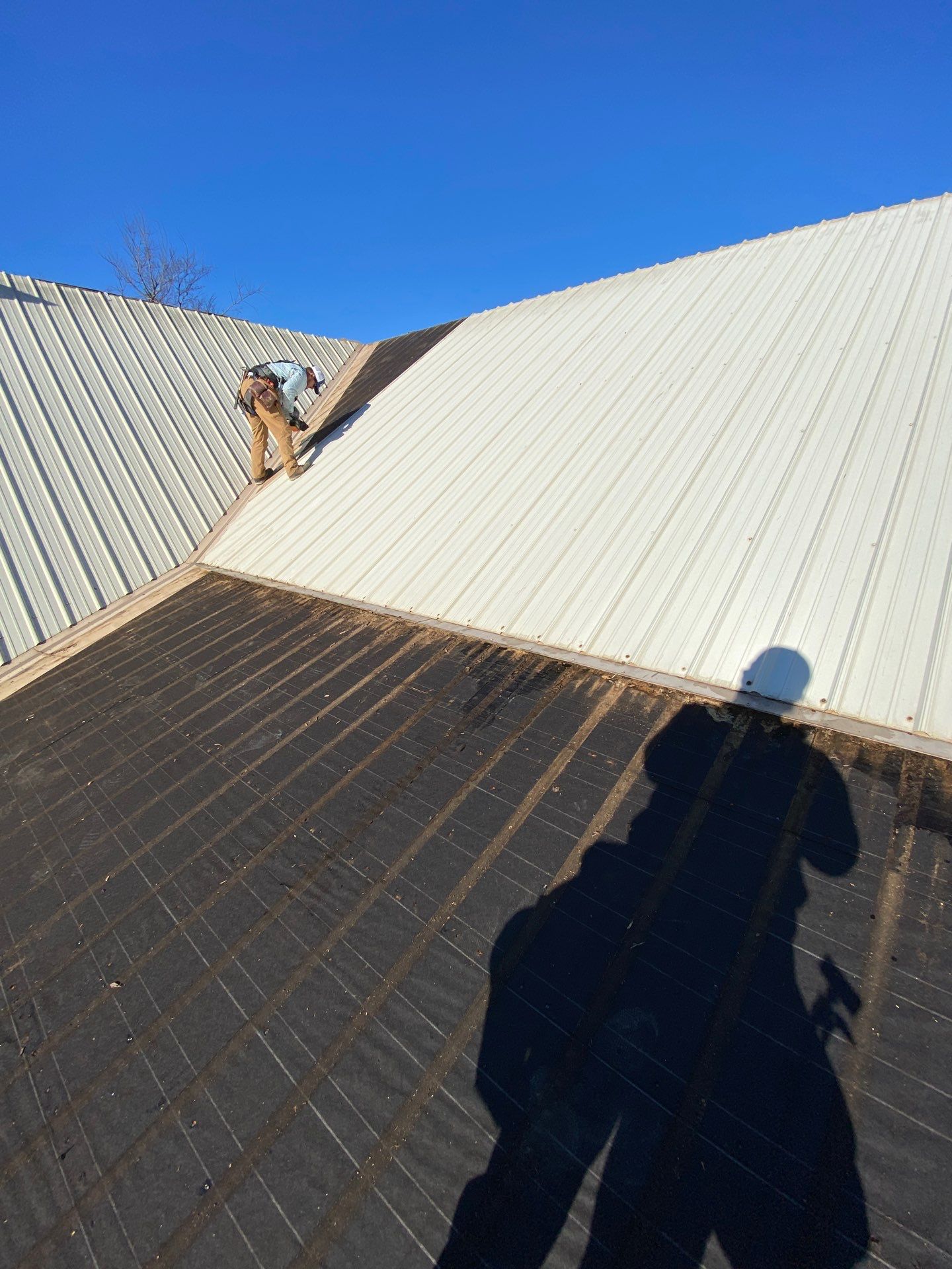 Residential Metal Roof Replacement using Reed's Metals: 26 GA. Colored Residential Metal Panels (Ivory) by Hostetler Roofing
