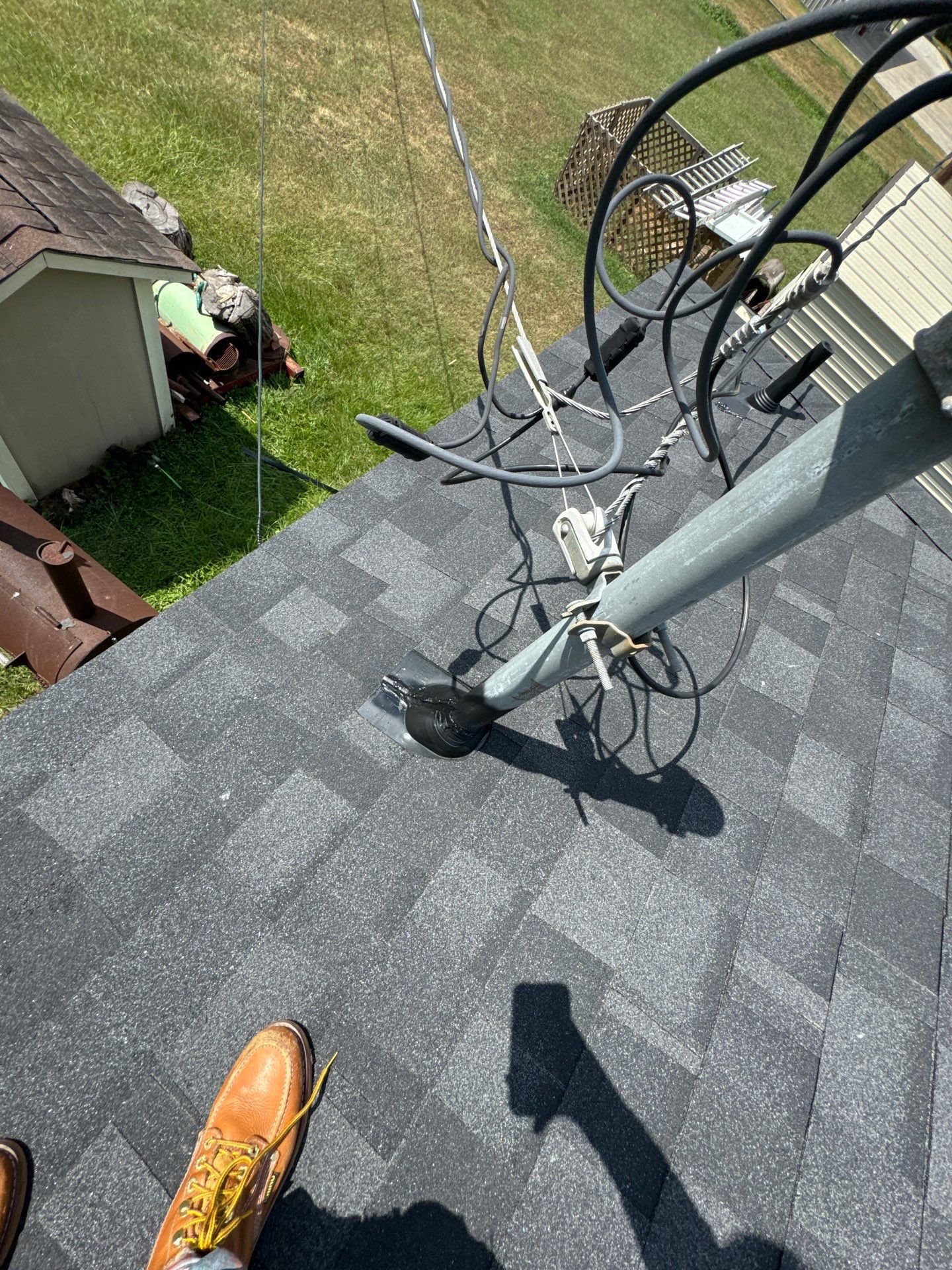 Residential Roofing Installation using Owen's Corning Duration (Lifetime) Shingles by Roof Repair Company