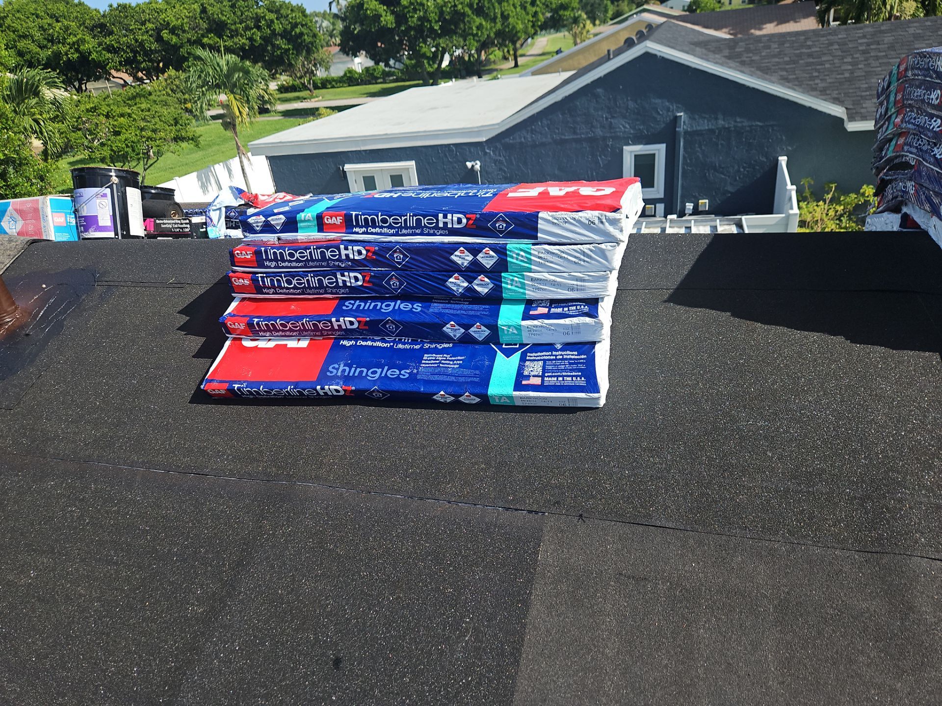 Residential Roofing Installation using GAF by BLUES BROTHERS ROOFING