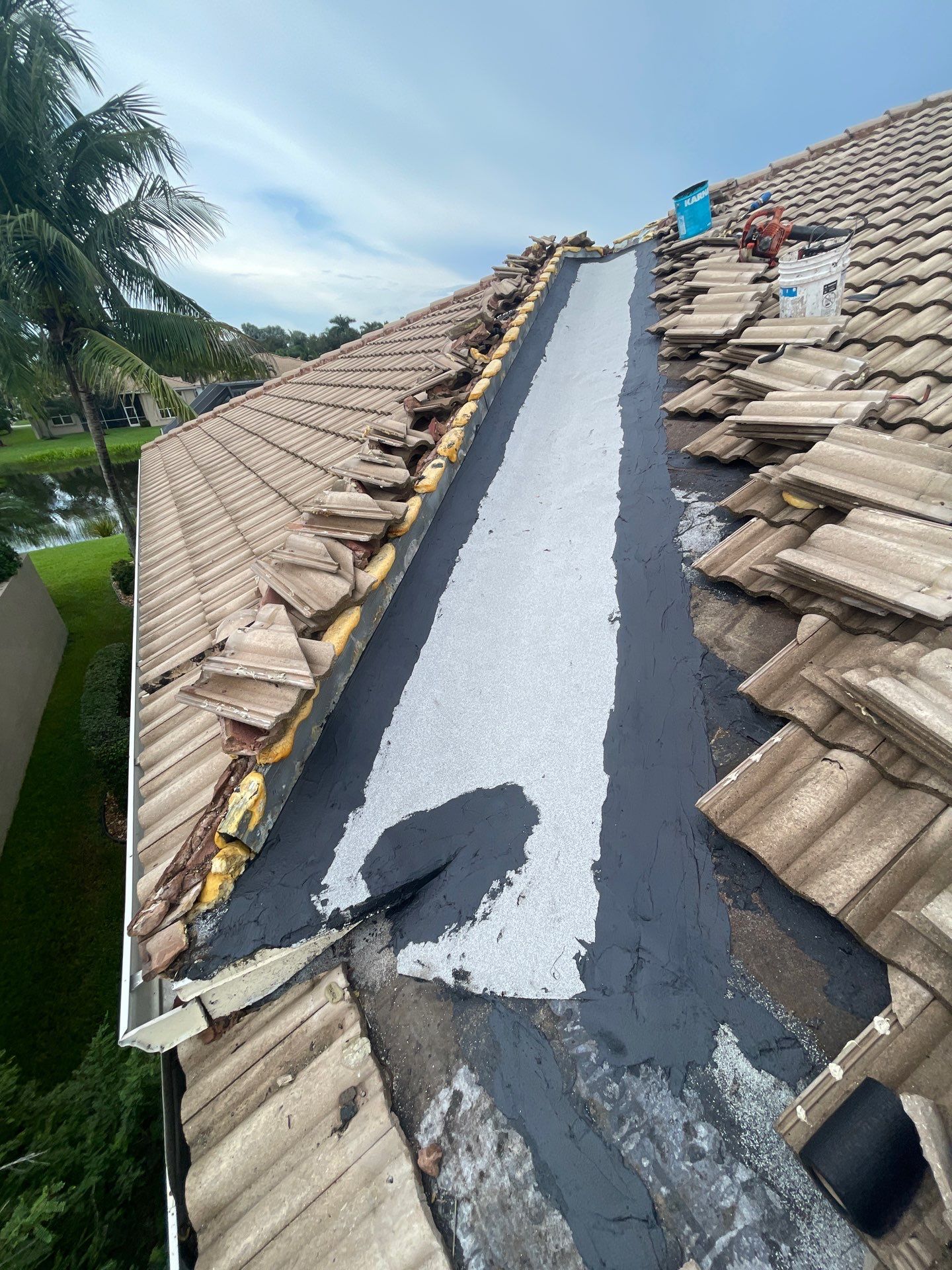 Valley Repair in Boynton Beach by Hercules Roofing