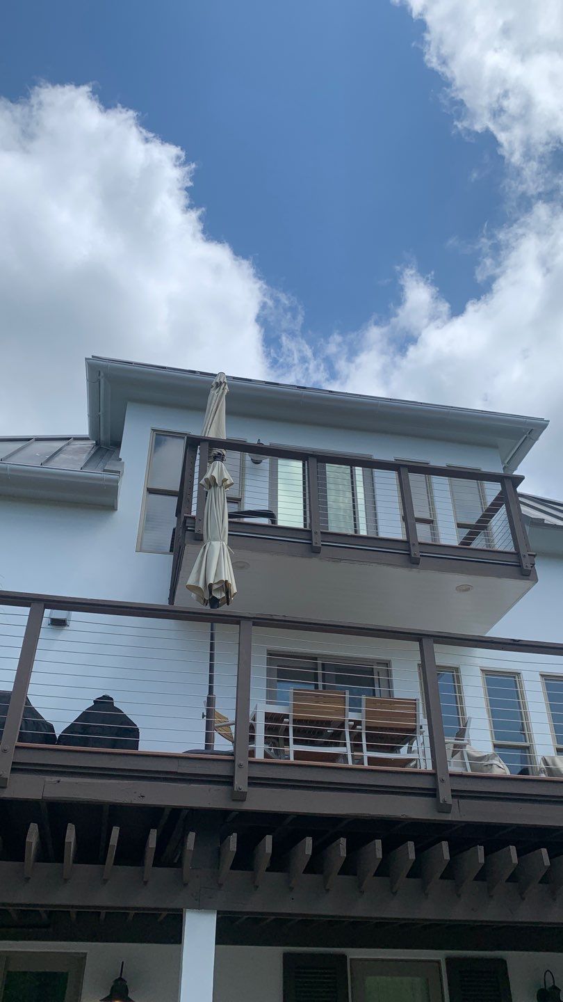 Seamless Gutter Installation using Galvanized Gutters by Gutter Professors