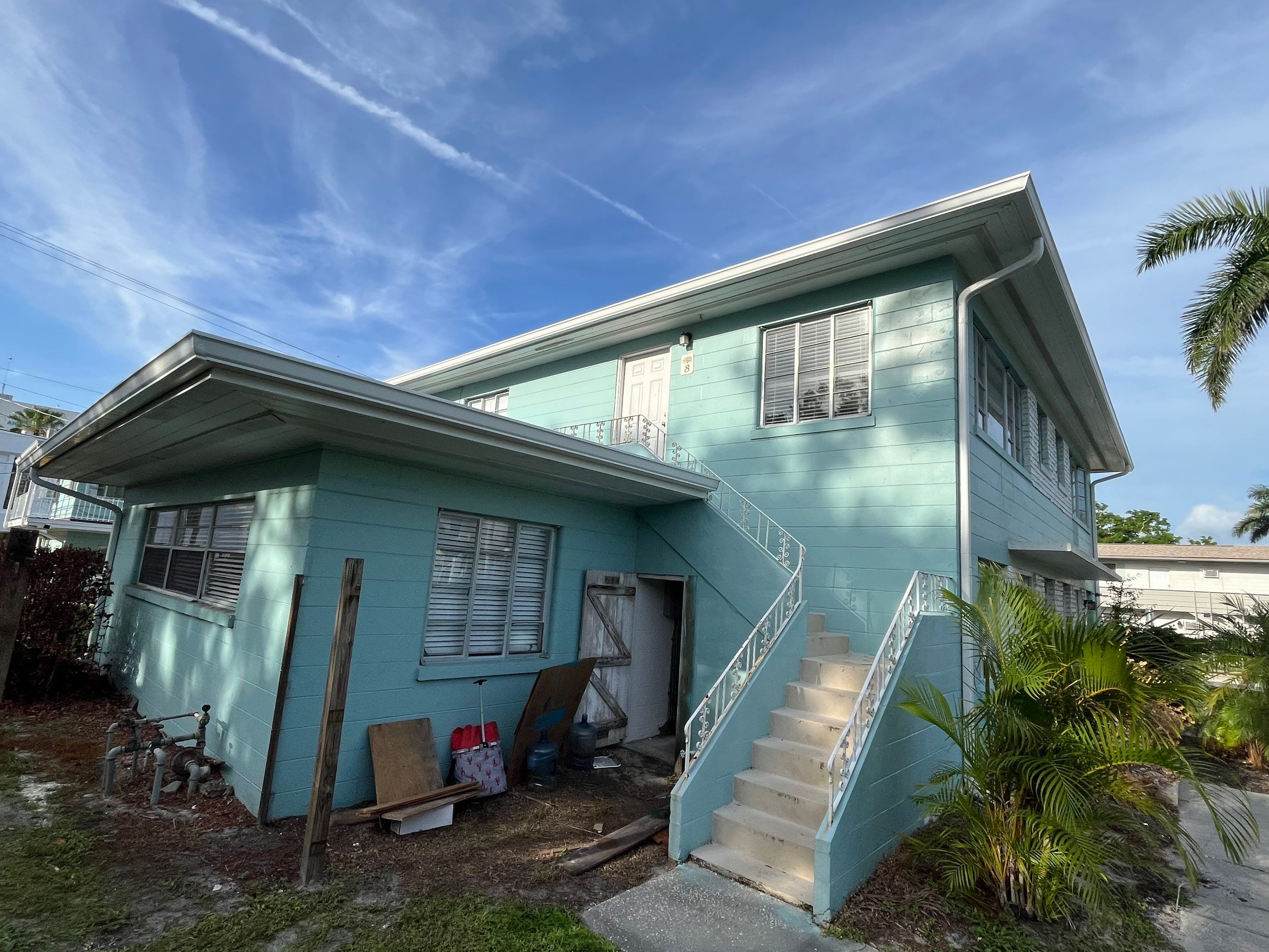 Gutter Replacement Before & After in Sarasota FL by Gutter Professors