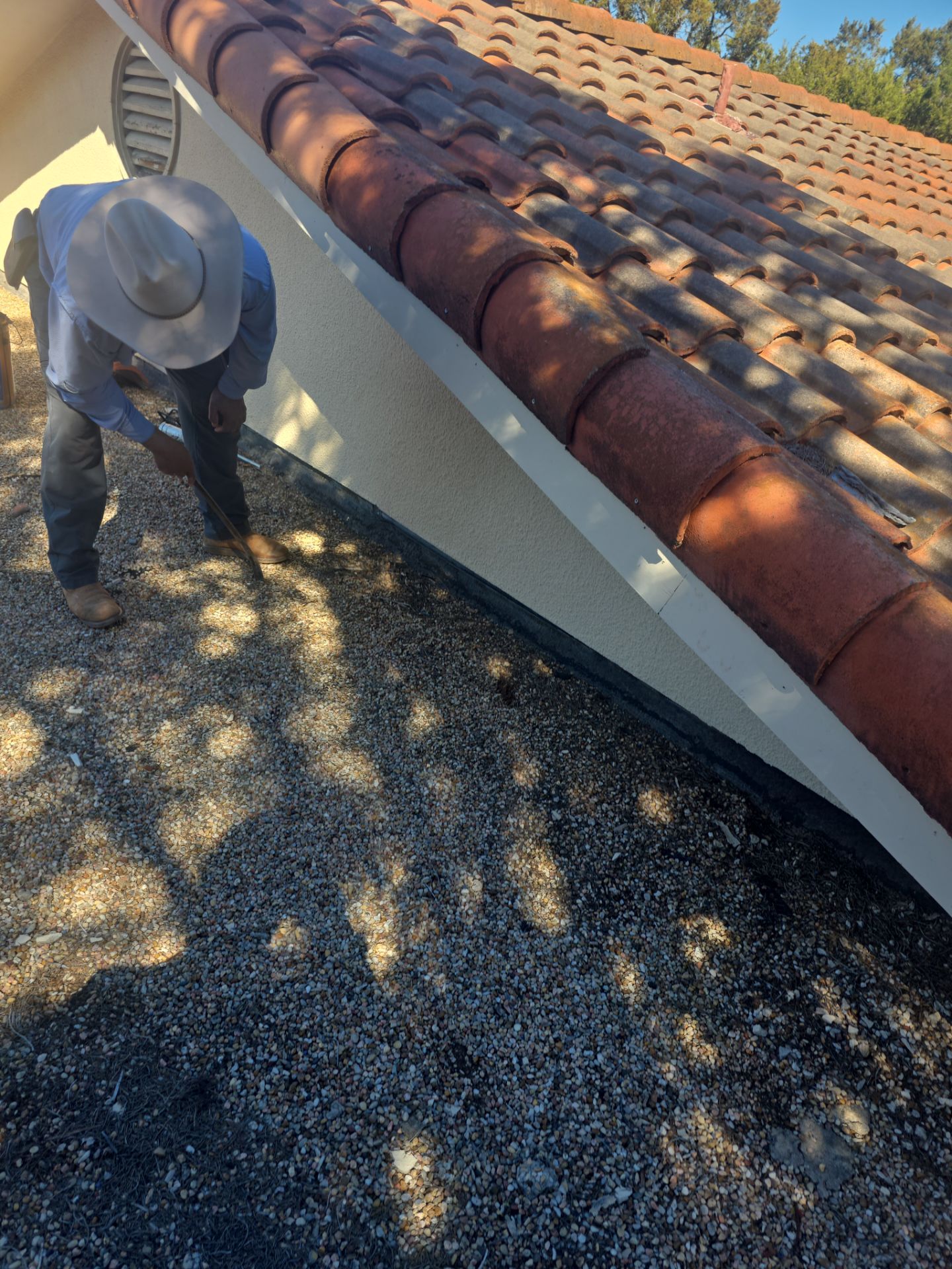 Specializing in tile roof repairs by REPS Austin Area Roofer