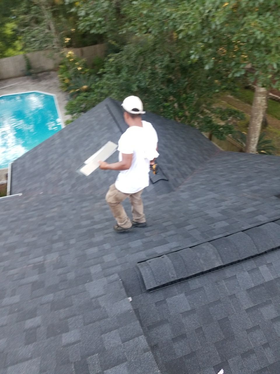 Residential Roofing Installation using Roof Replacement by American Roofing & Construction LLC