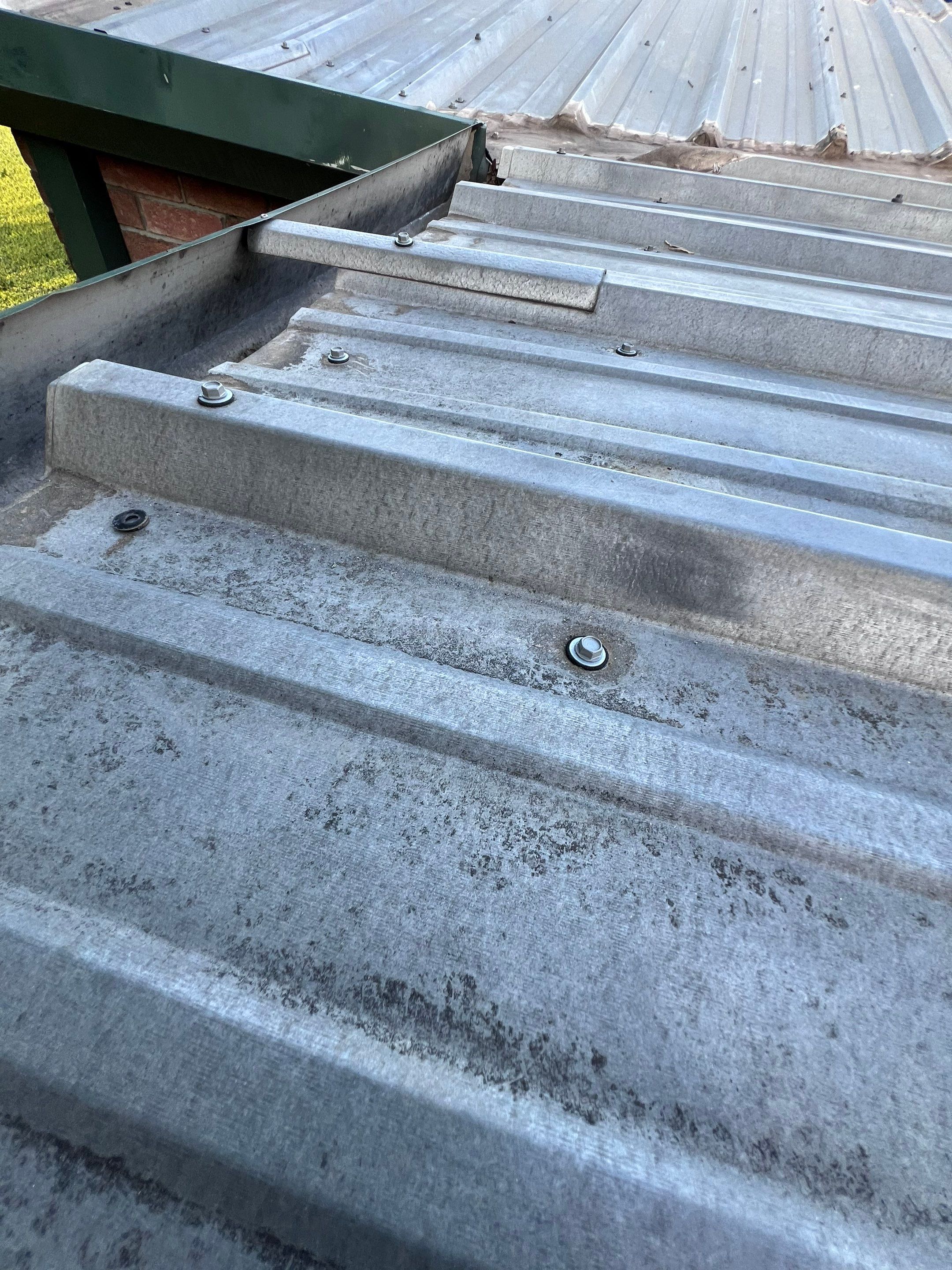 Hail Damage using Metal by Roof Repair Company