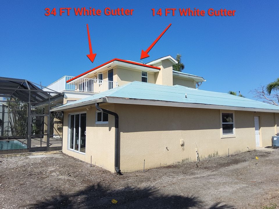 Full Gutter System Installation in Sanibel FL by Gutter Professors