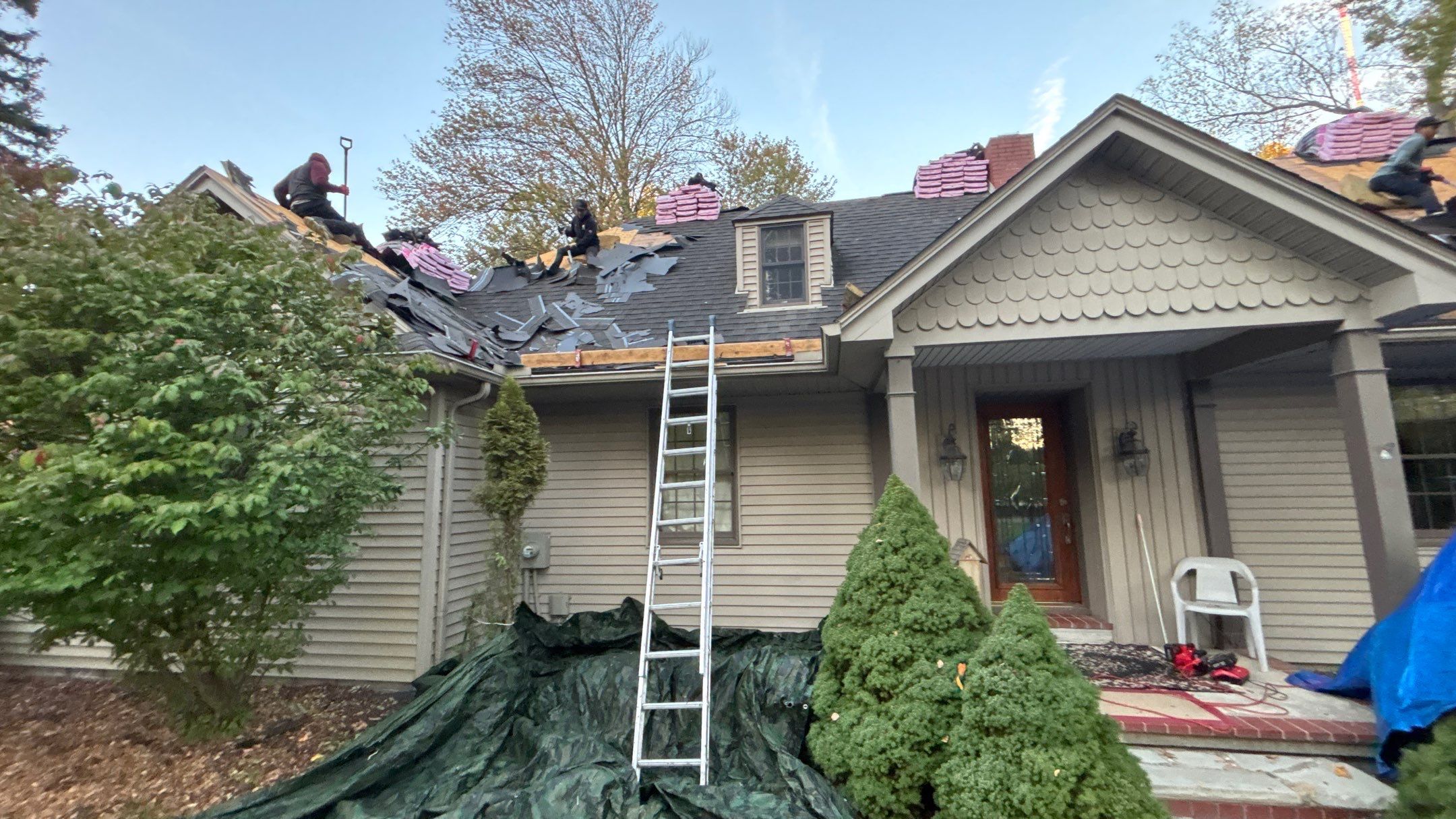 Roof Replacement using Owens Corning Driftwood by 180 Contractors