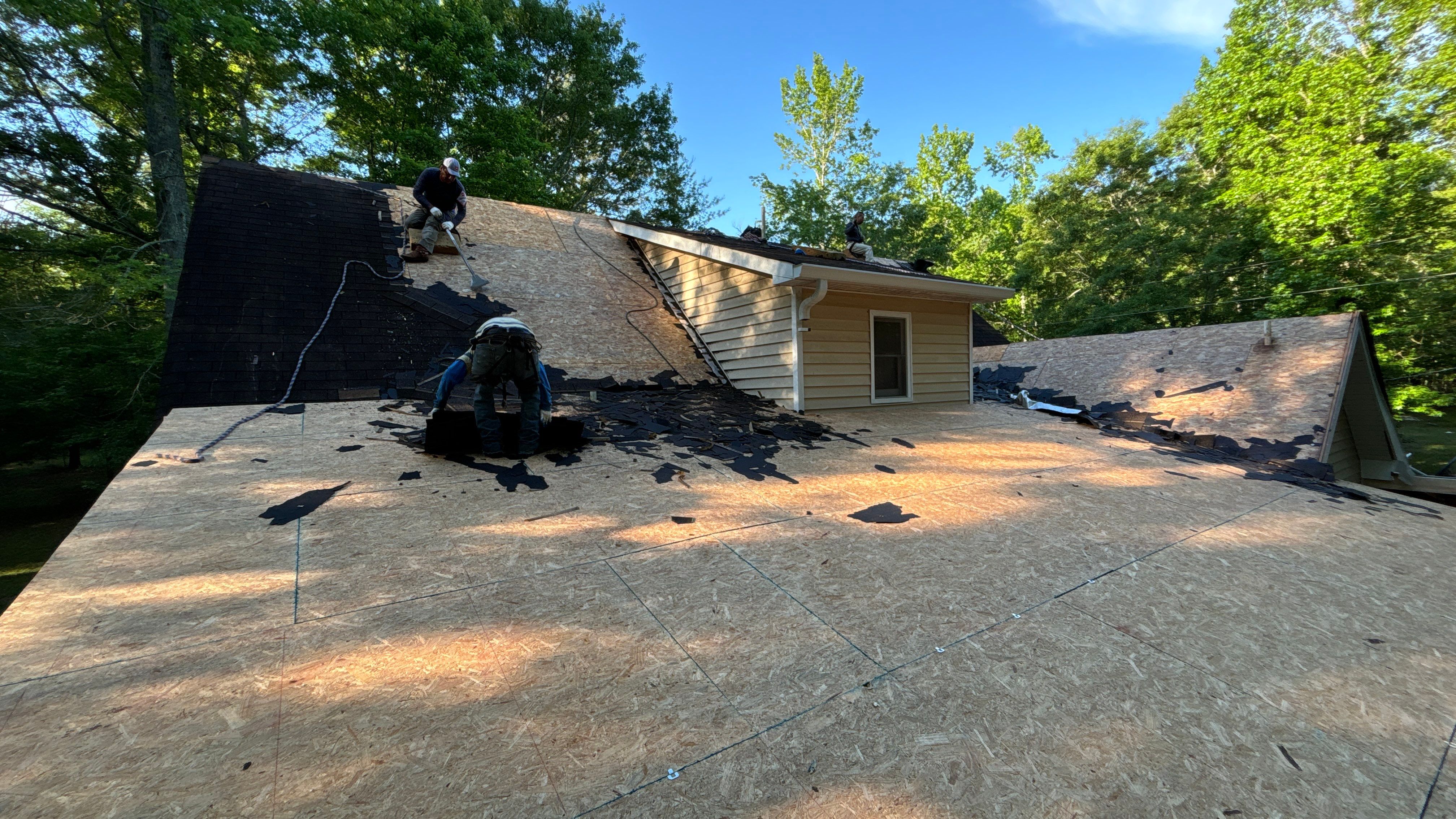 Roof Replacement and cover porch by Deerfield Roofing LLC