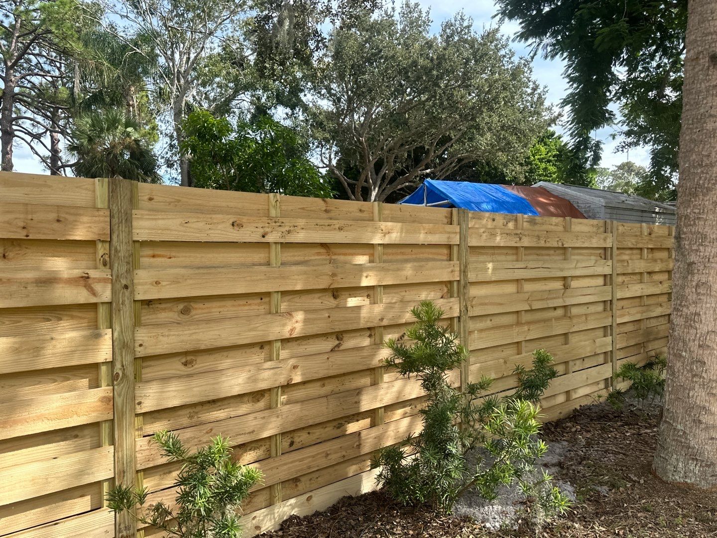 Wood Fence Installation using Wood Pressure Treated Fence  by Asap fence and gates, LLC