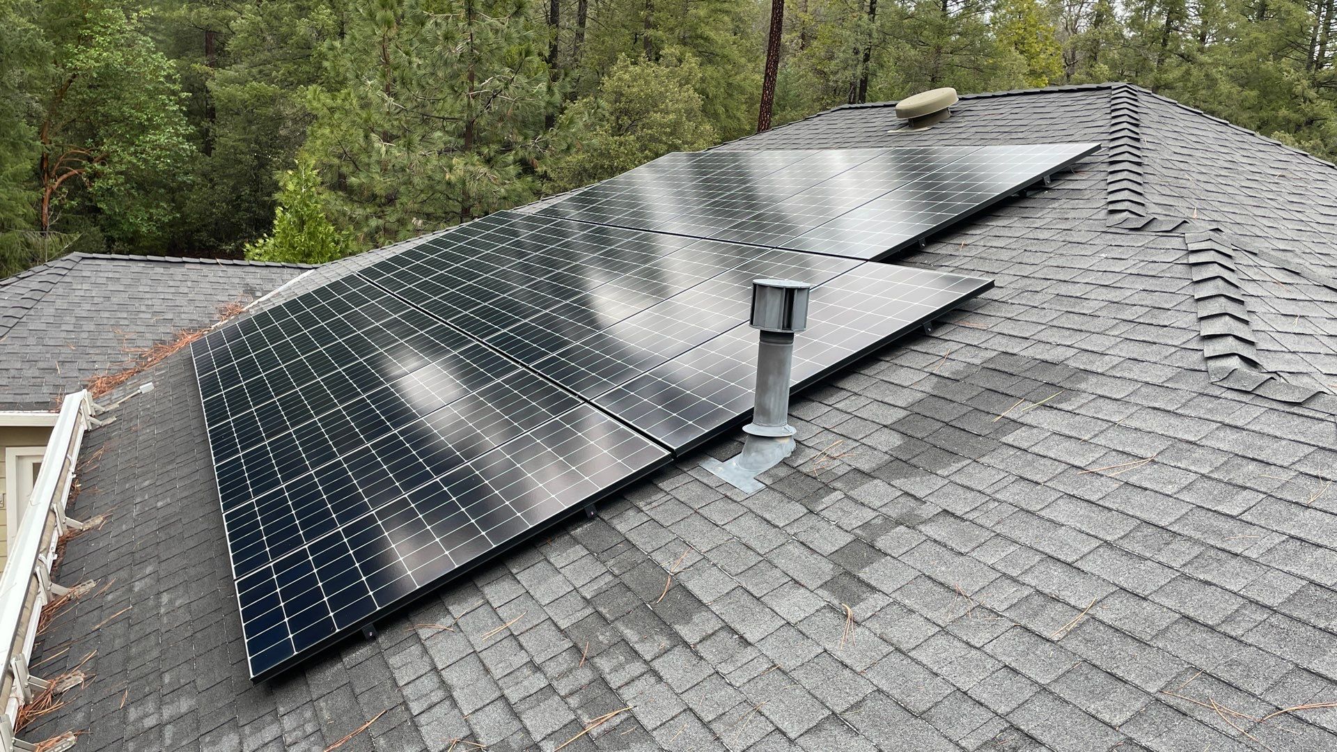 Solar Panel Installation using Solar Panels by Byers Enterprises 