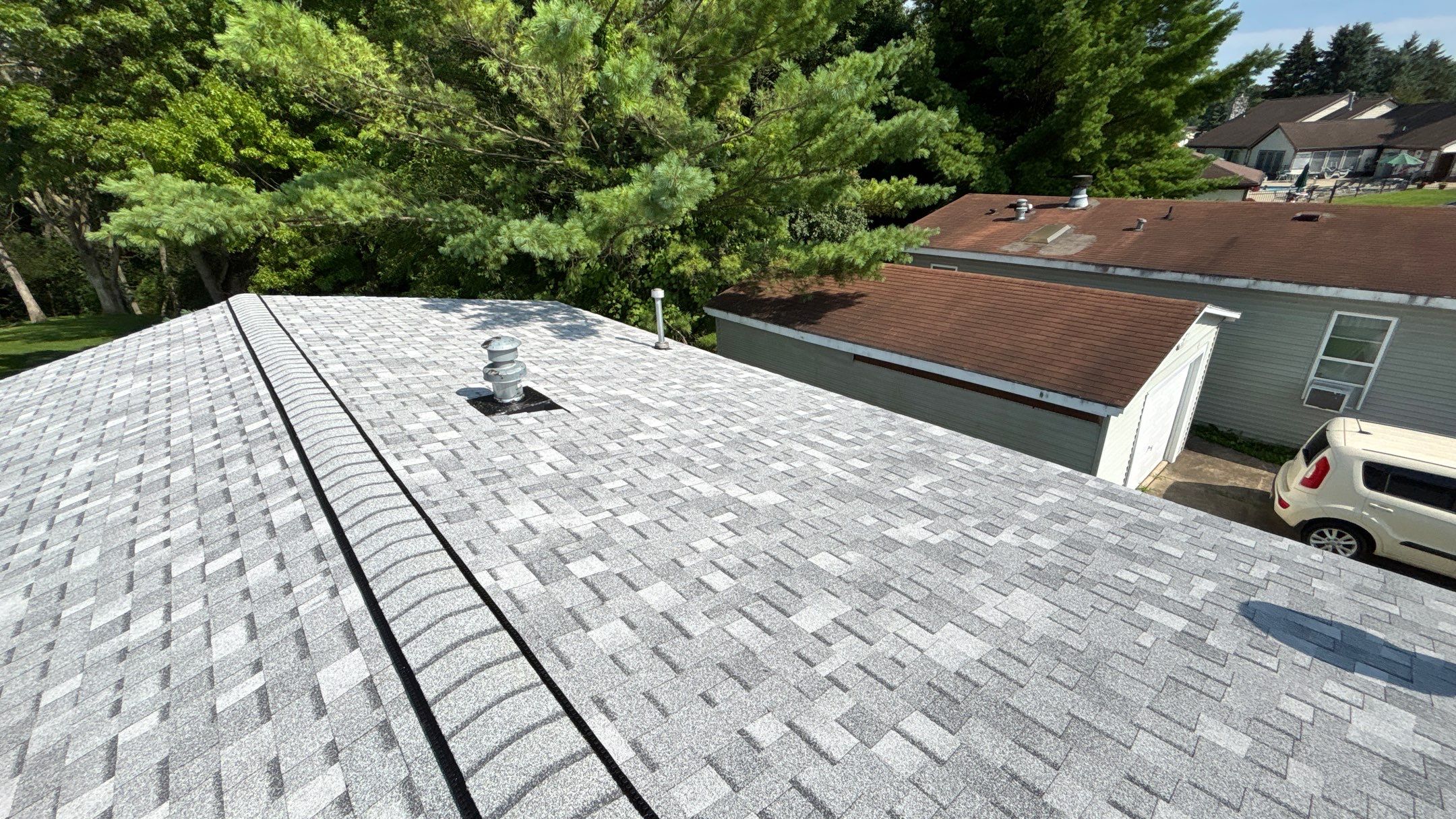 Roof Replacement using Owens Corning Sierra Gray by 180 Contractors