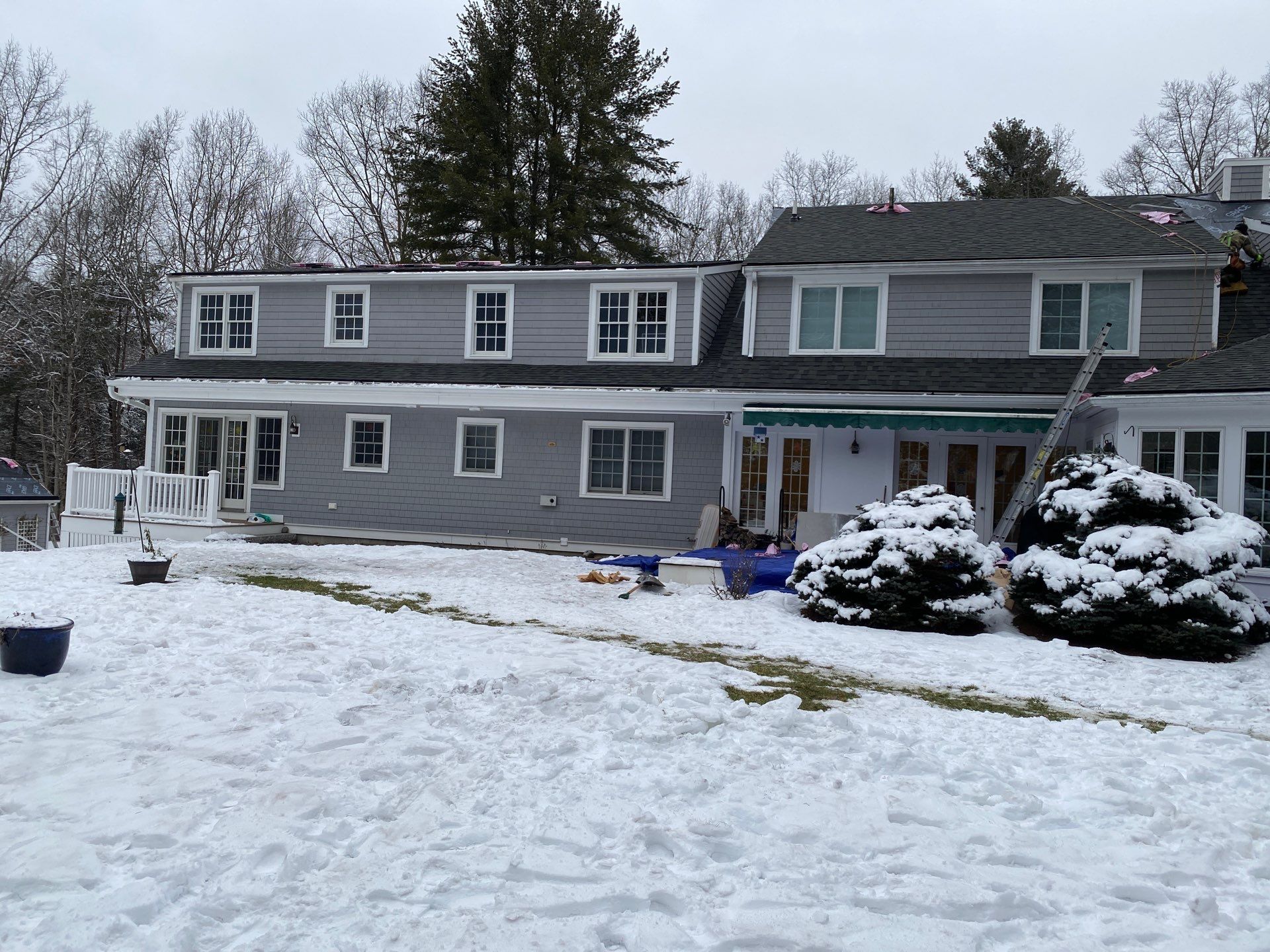 Carlisle Roofing Installation using Owens Corning Shingles and Copper by Mighty Dog Roofing of Greater Middlesex County