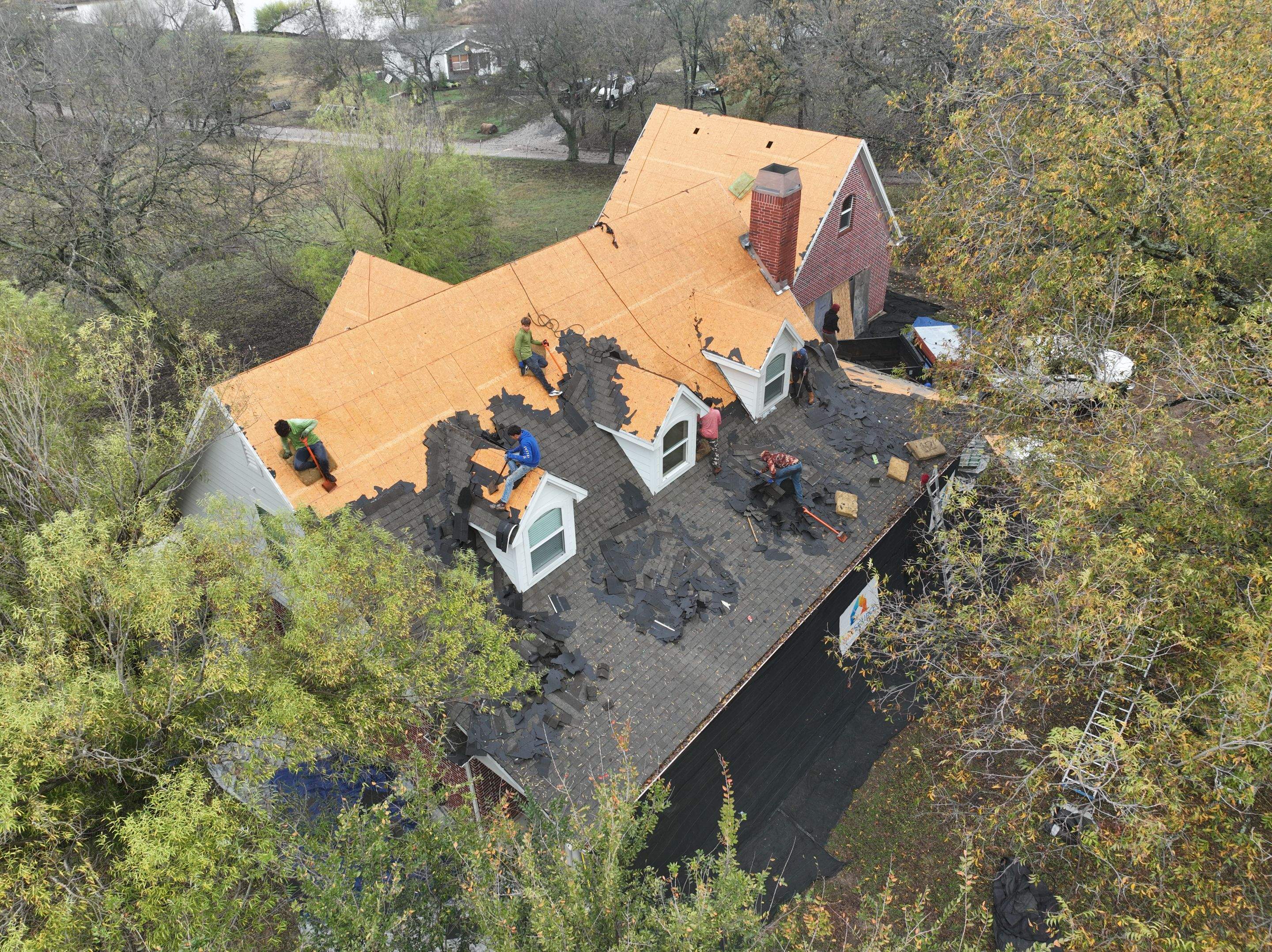 Residential Roofing Installation using Malarkey Highlander Weathered Wood Plus by OneSource Roofing and Restoration