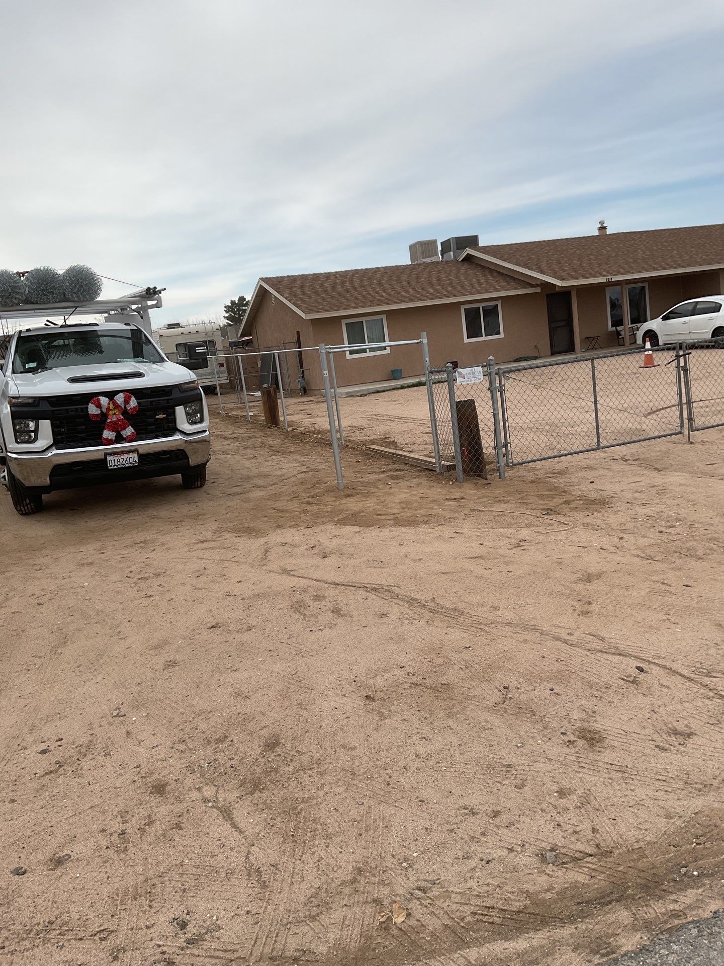 Fence Installation using chain -link by Fence Guys Inc. 