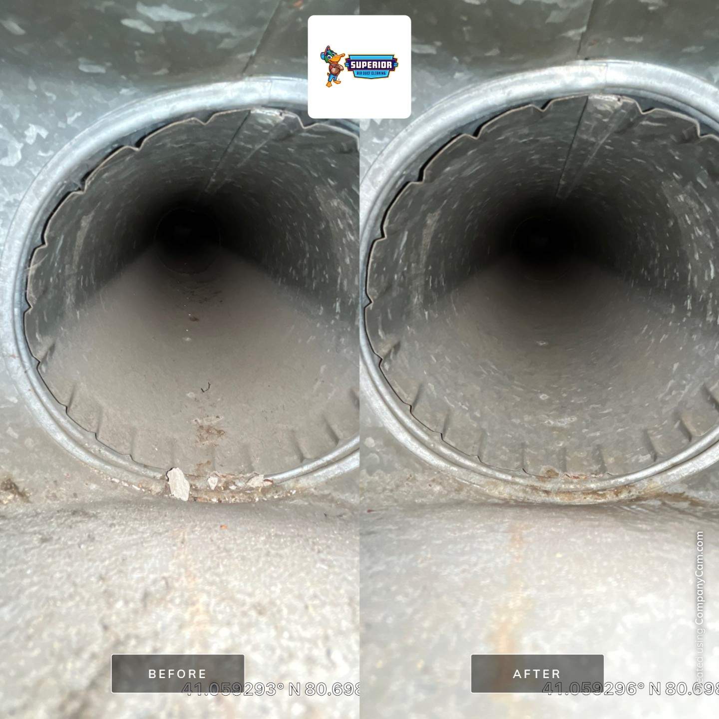 Air Duct Cleaning With a Vacuum Truck in Youngstown, OH by Superior Air Duct Cleaning