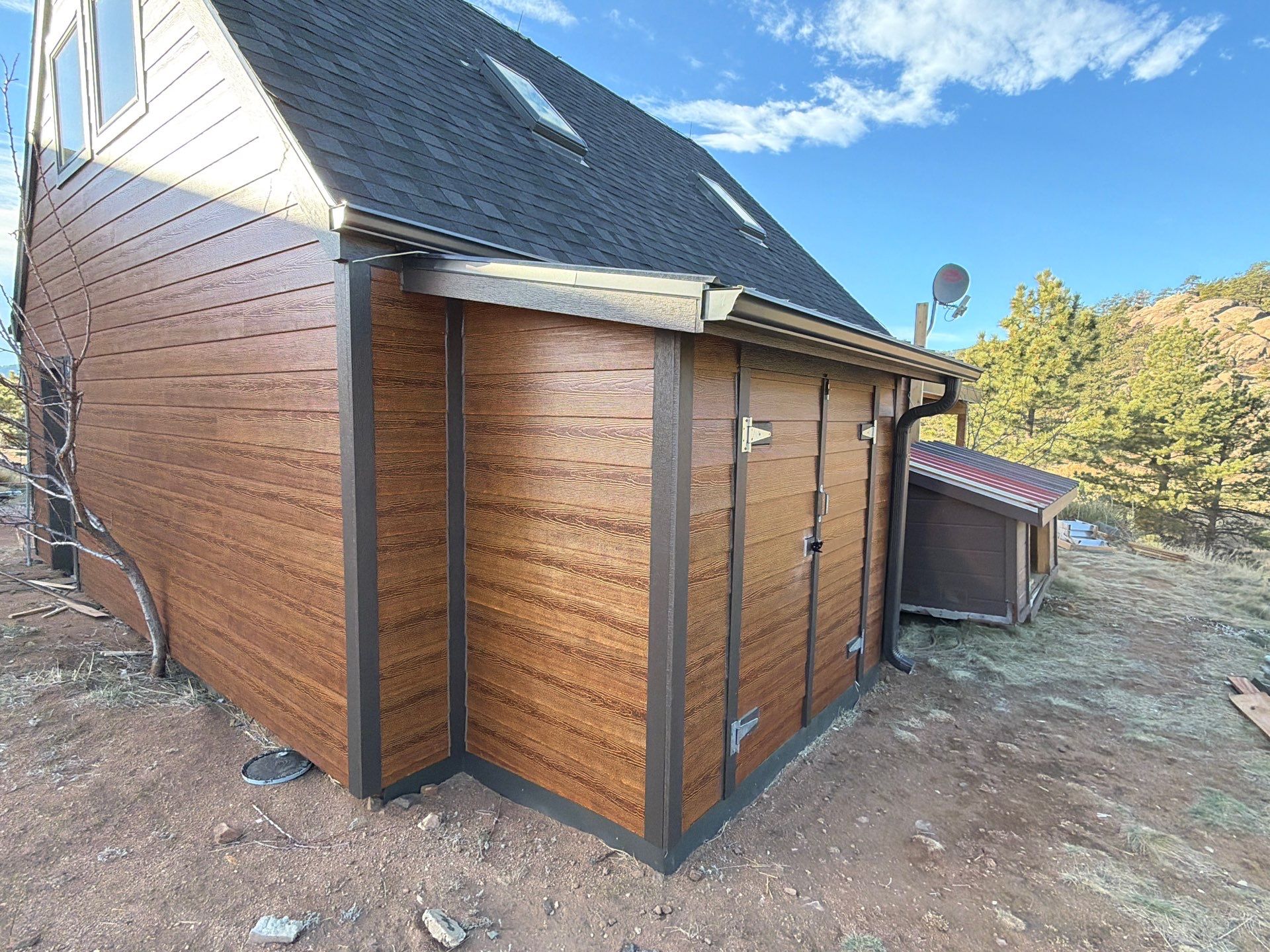Project in Lyons by Ideal Siding Boulder