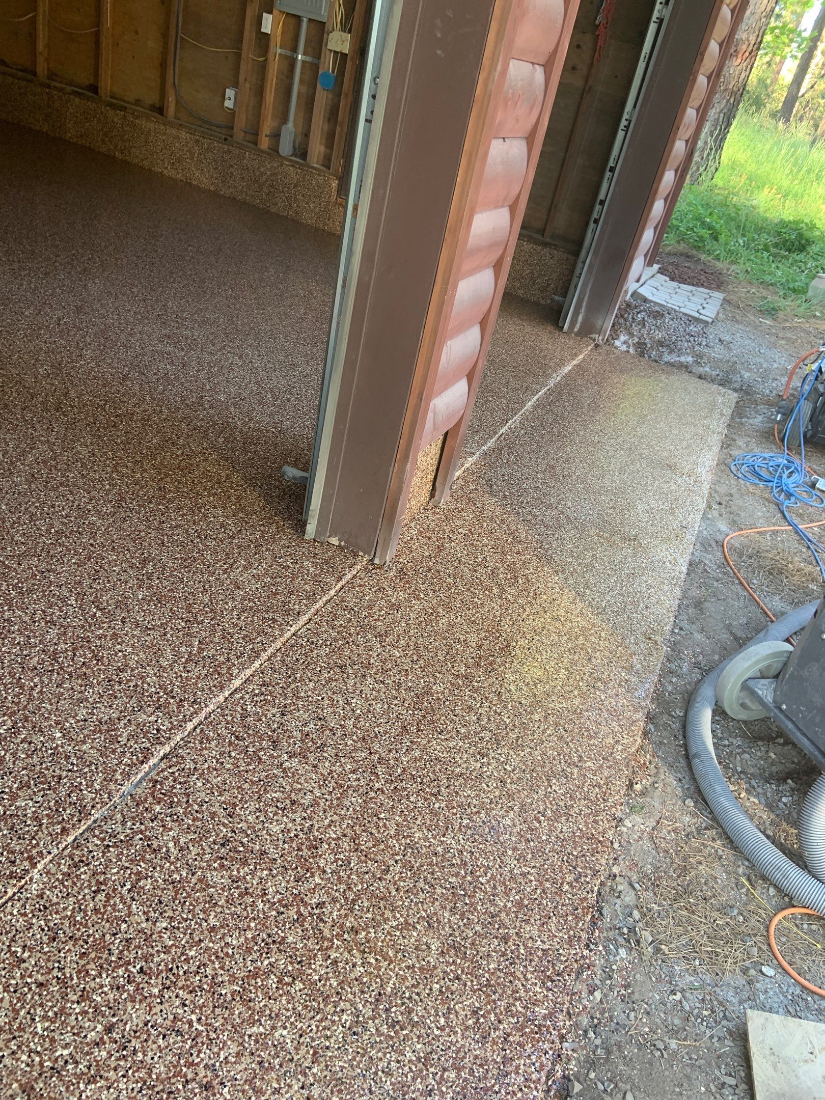 Countertop Transformation using Galaxy Colorway by Croc Coatings, LLC