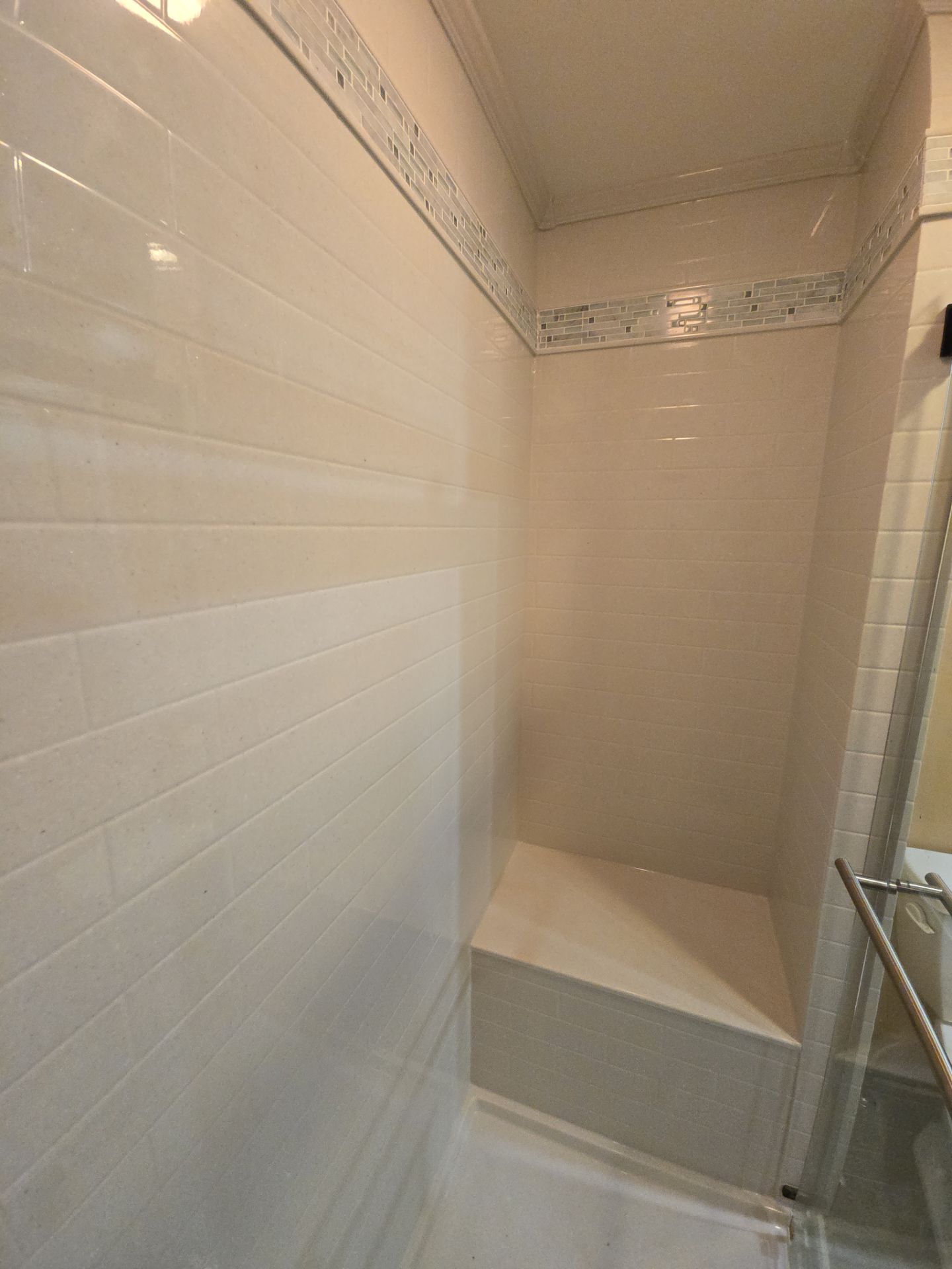 Onyx with Tile Inlay by The Shower Company