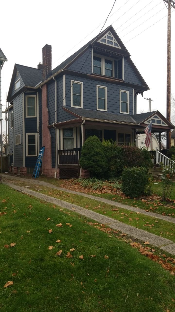 Fire damaged home in Tremont by Absolute Roofing and Construction