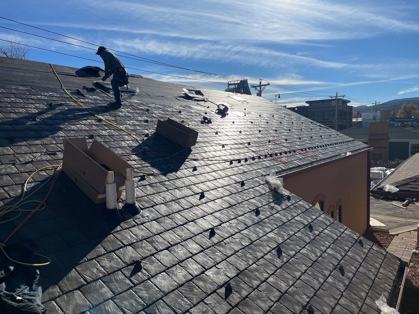 Commercial Roofing Installation using EuroShield by Weather-Tite Exteriors LLC