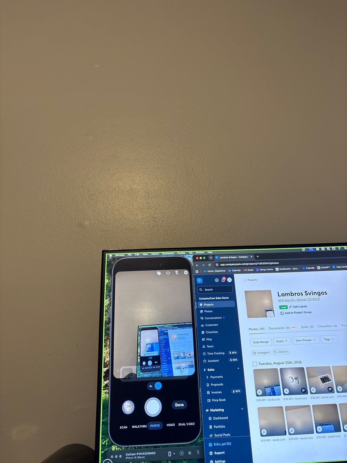 Interior Wall Repair and Surface Refresh in Denver by CompanyCam Sales Demo