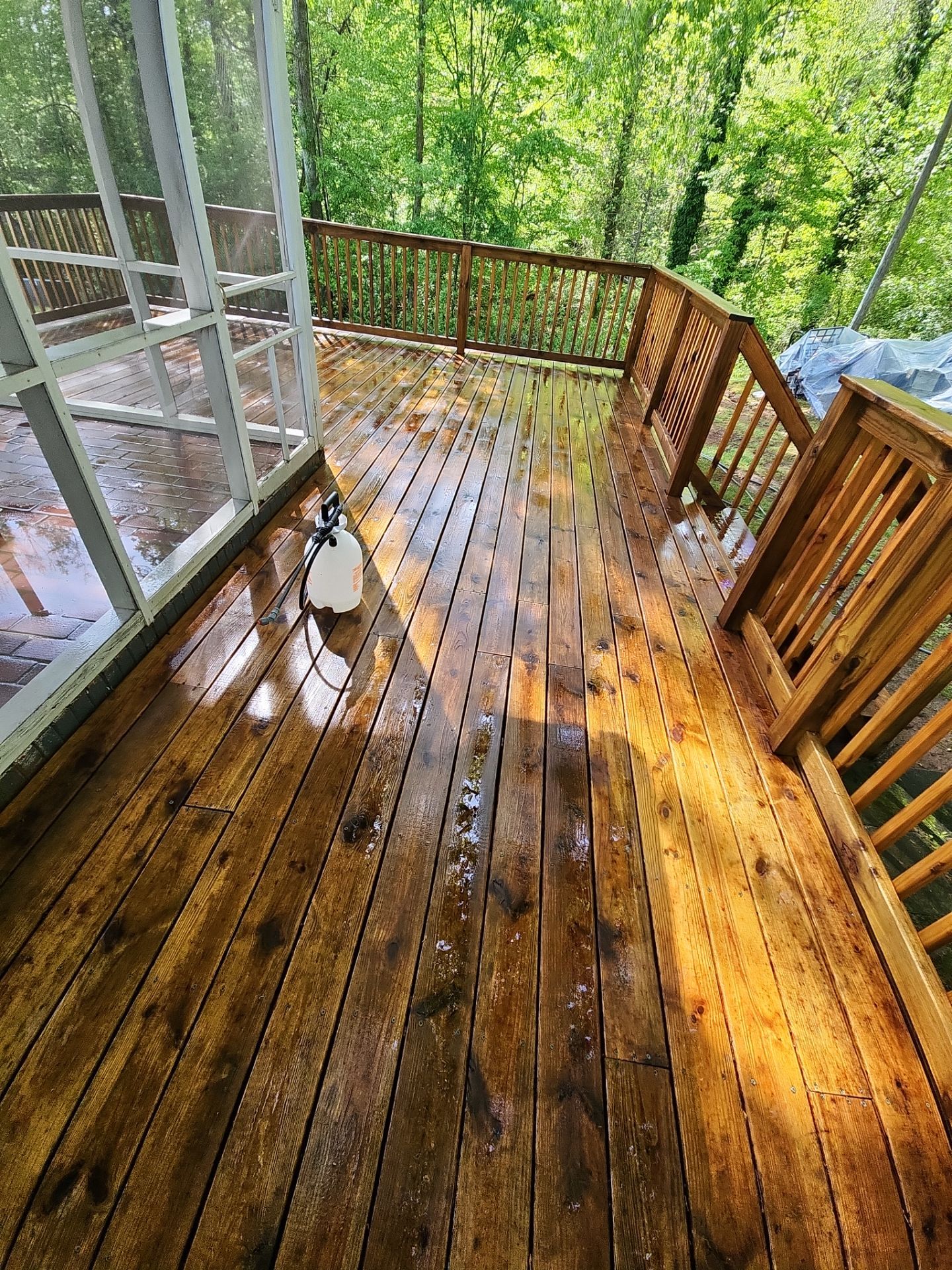 Weathered Deck using Wood Sealant by DuraSeal