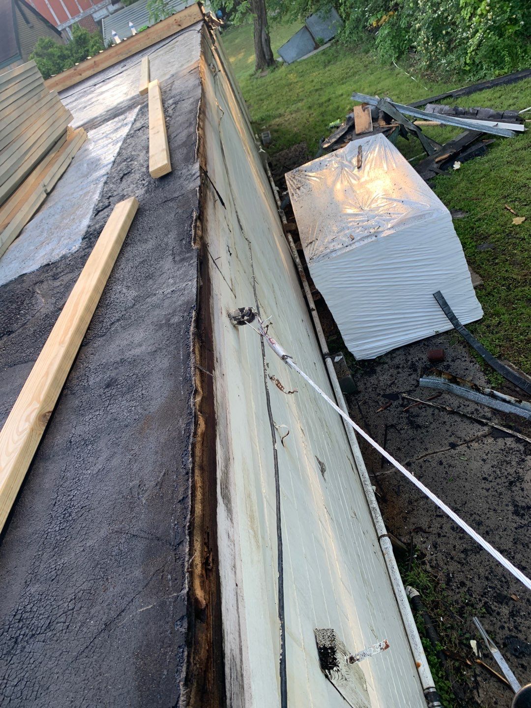Store Building in Hope by Hostetler Roofing