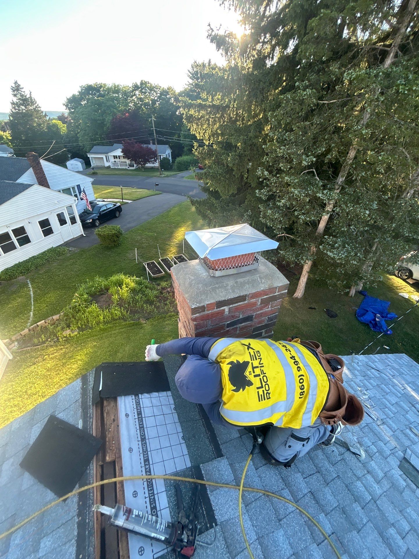 Project in Southington, CT by Elitex Roofing