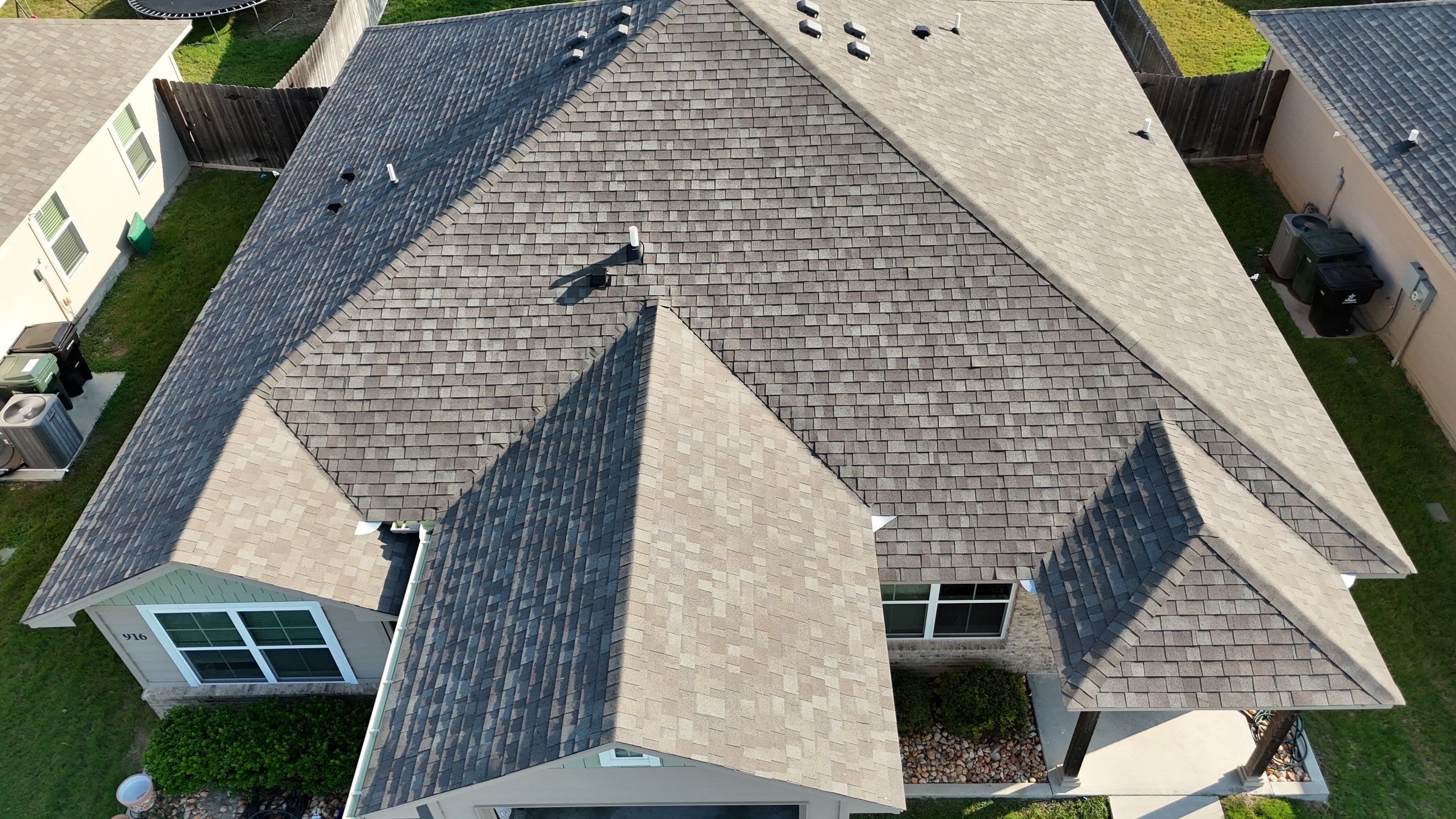 Hail Damage Duplex Roof Replacement & Ventilation Upgrade — South Temple, TX by ROAM Roof & Solar
