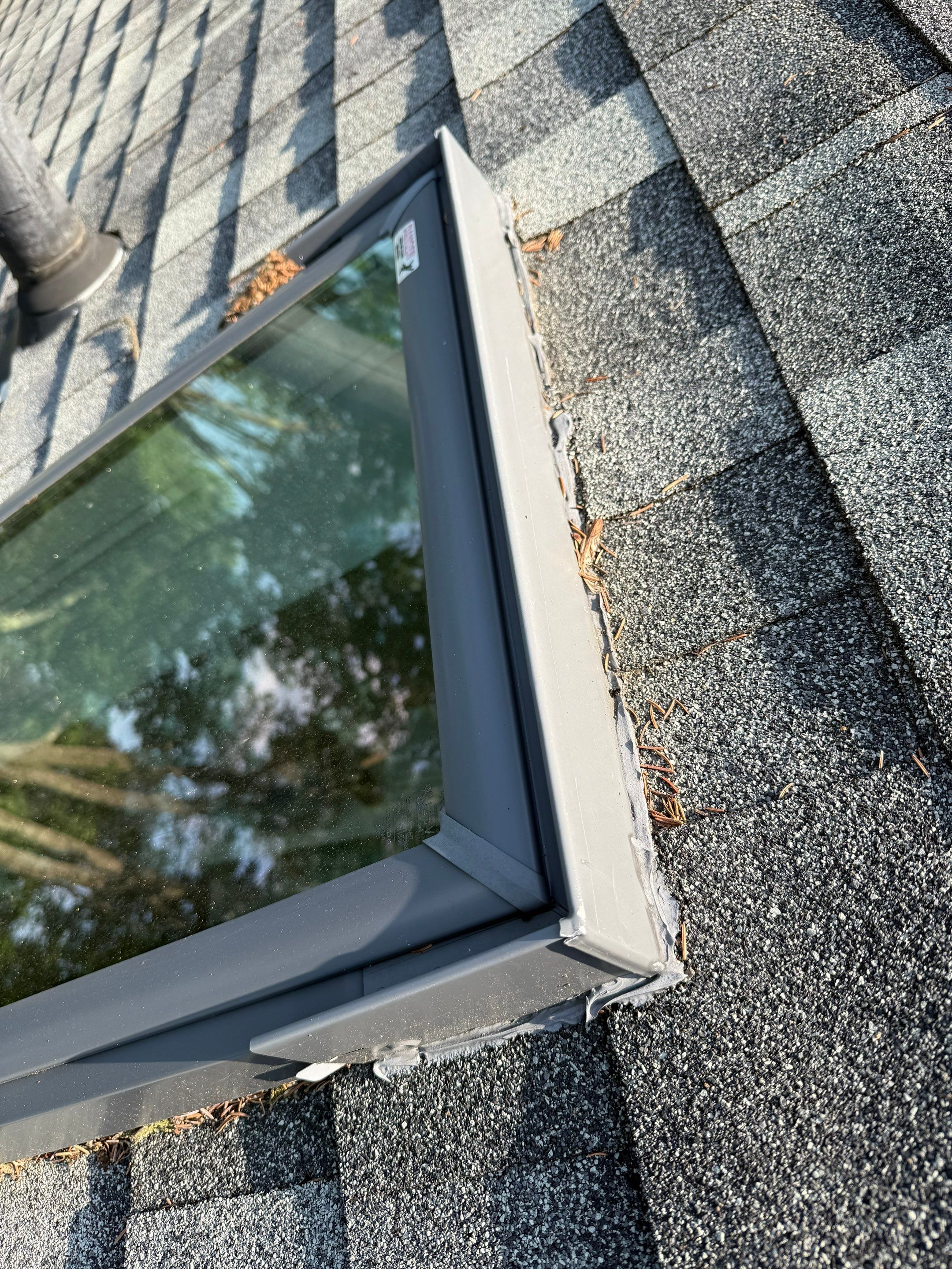 Skylight Leak Repair & Interior Restoration by Mighty Dog Roofing of Greater Middlesex County