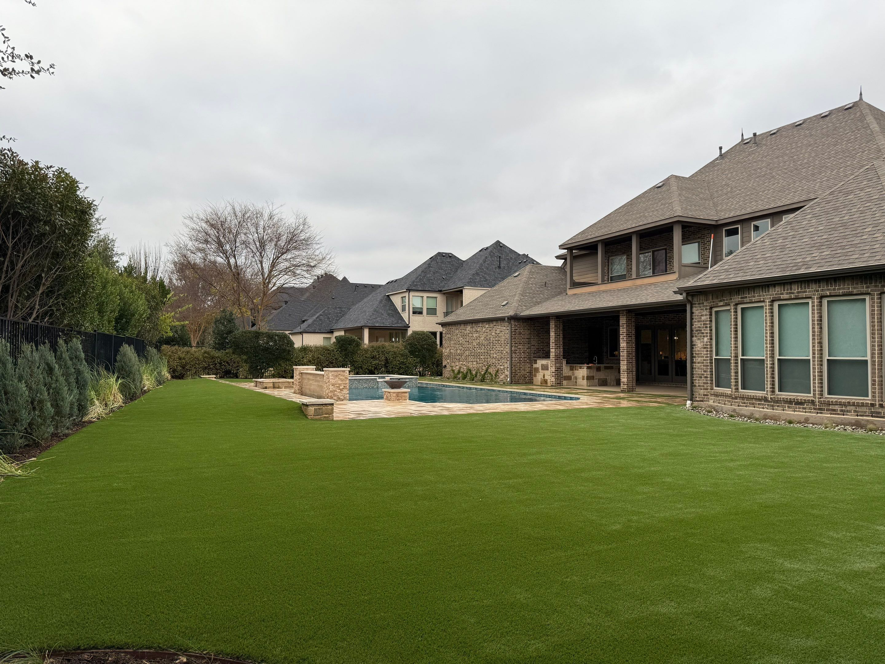 Project in Southlake by Turf Concepts