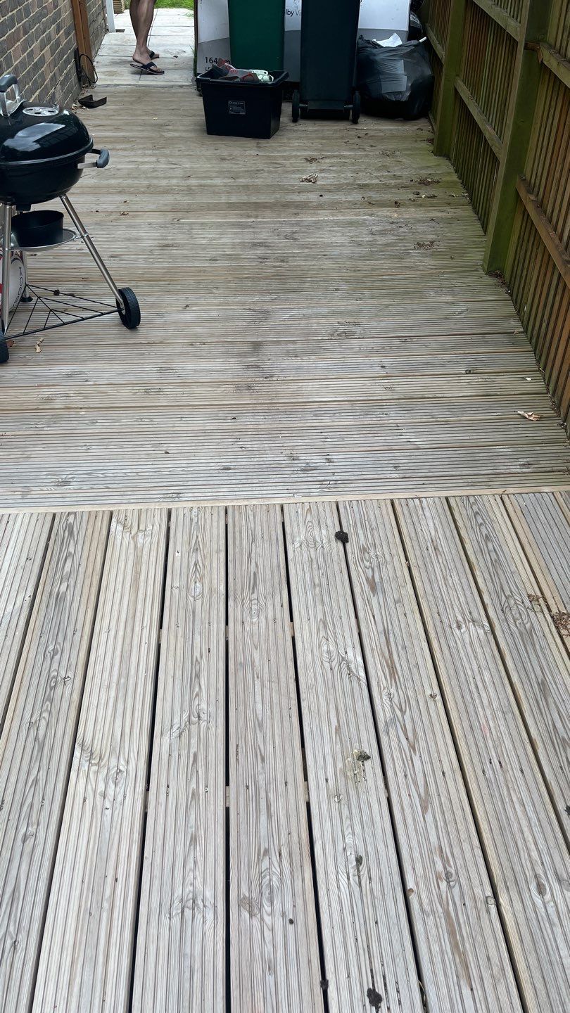 Exterior Clean - Roof - Patio - Driveway using Honda 15lpm Low Pressure Washing Machine by Ges Exterior Cleaning ltd