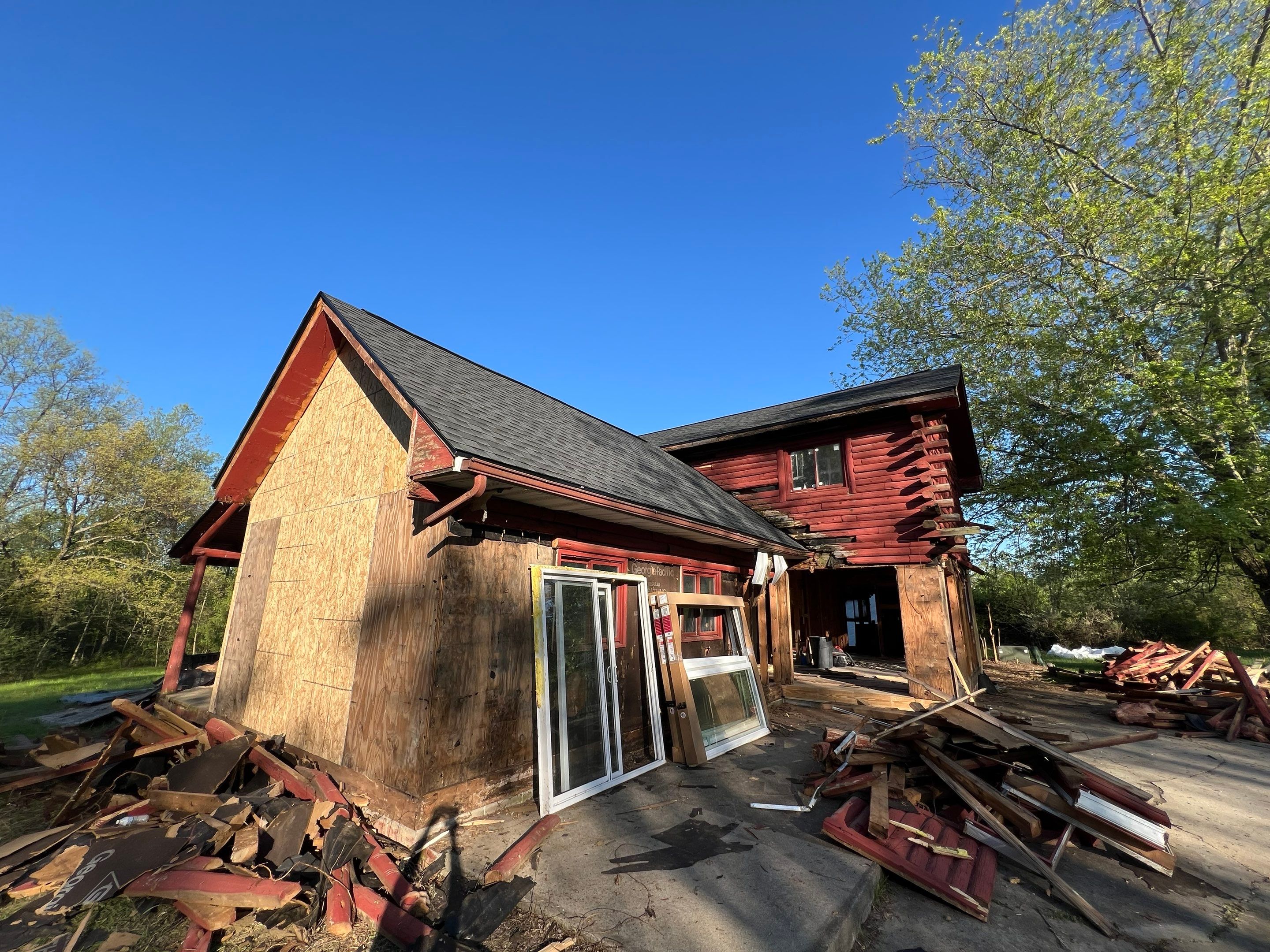 Old Farmhouse Remodel by Columbus Roofing Company