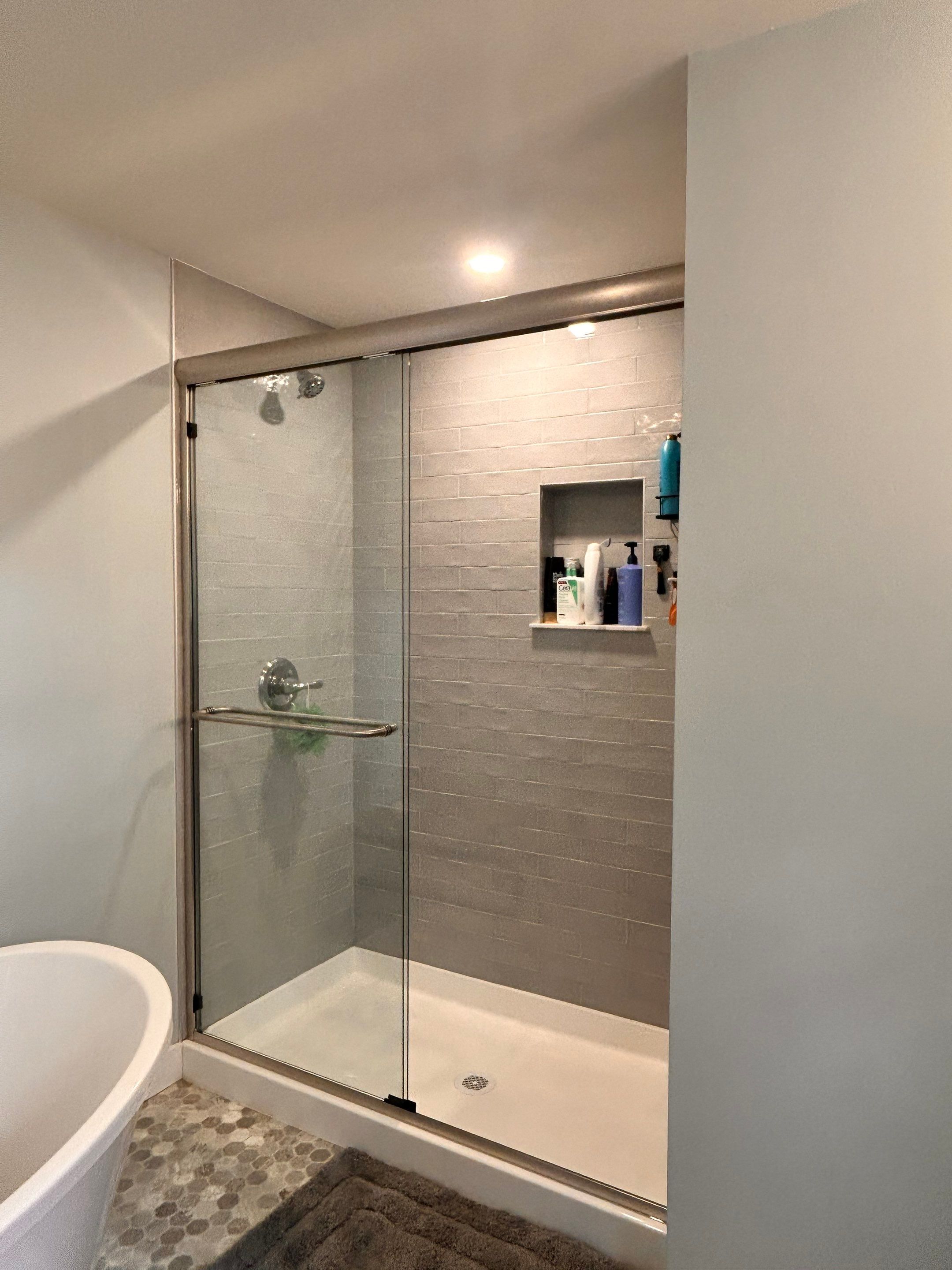 Semi-Frameless Shower Enclosures by Cheshire Glass Company