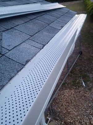 Leaf Guard using Gutter Guards in Tampa FL and New Seamless Gutters