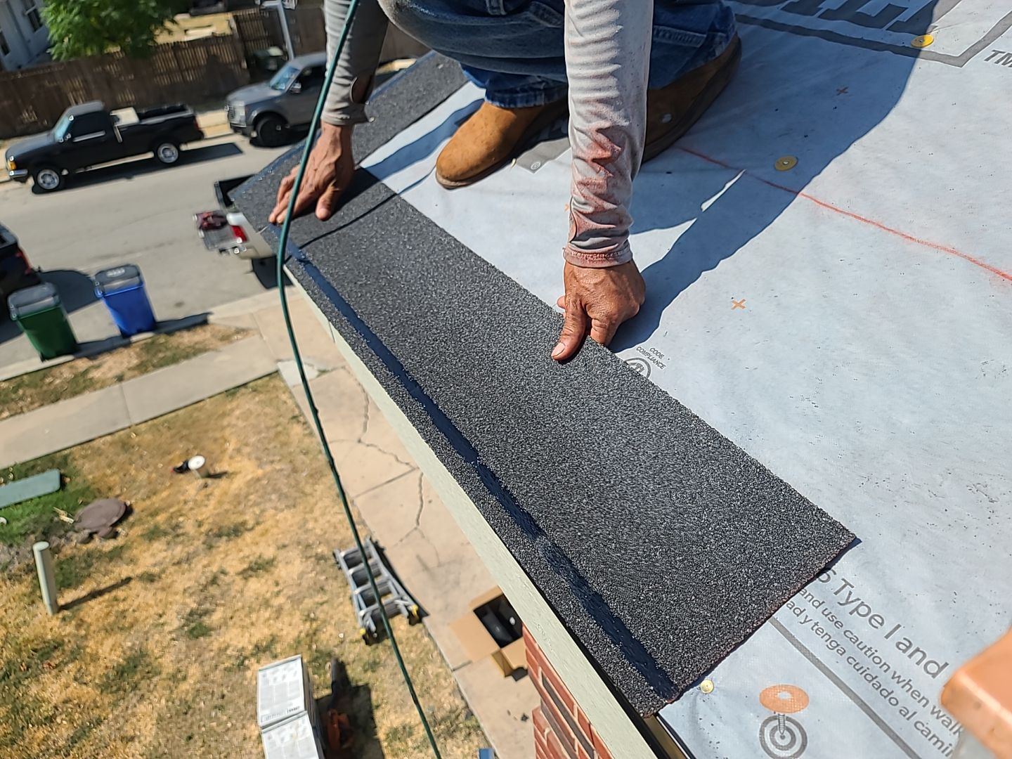 Residential Roofing Replacement and Gutter Installation in Manor by Caliber Restoration LLC