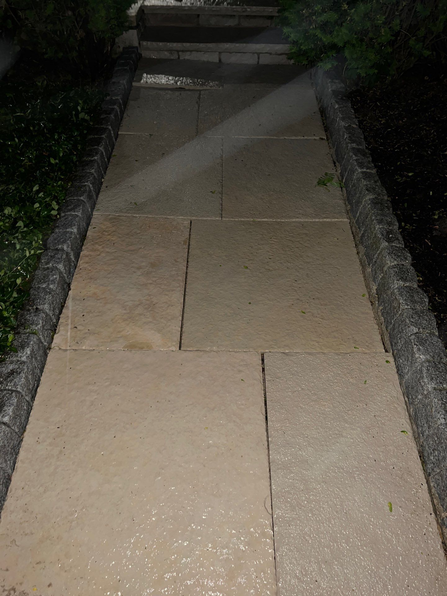 Brick paver clean, sand and seal.  using Algaecide, soft wash soap by Northern Power Washing LLC.